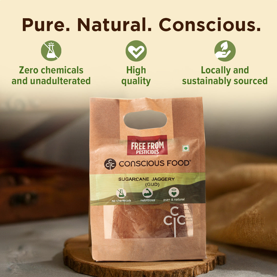 Conscious Food Sugarcane Jaggery 925g