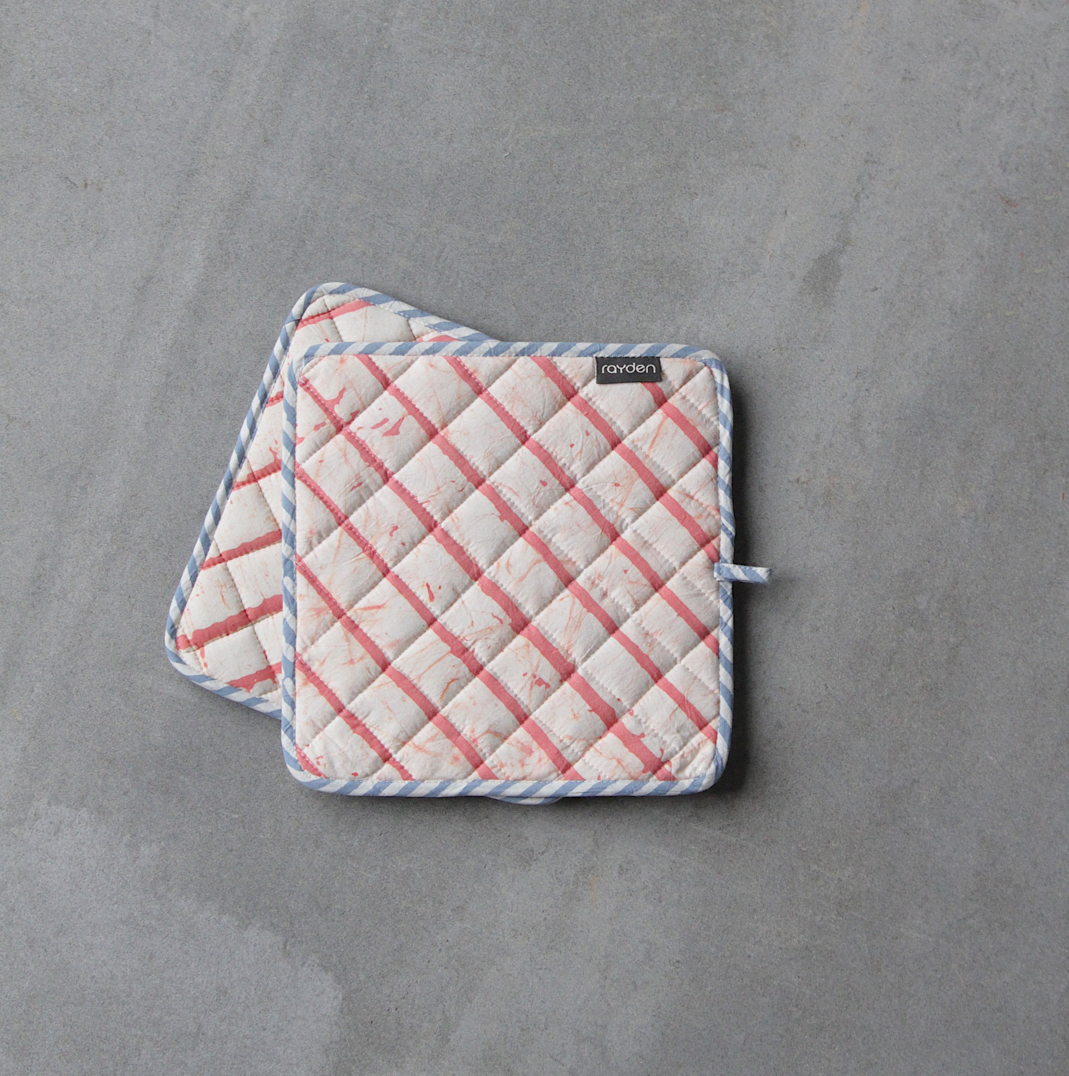 Rayden Basik Pop Pot Holder (Coral) (Set of 2)