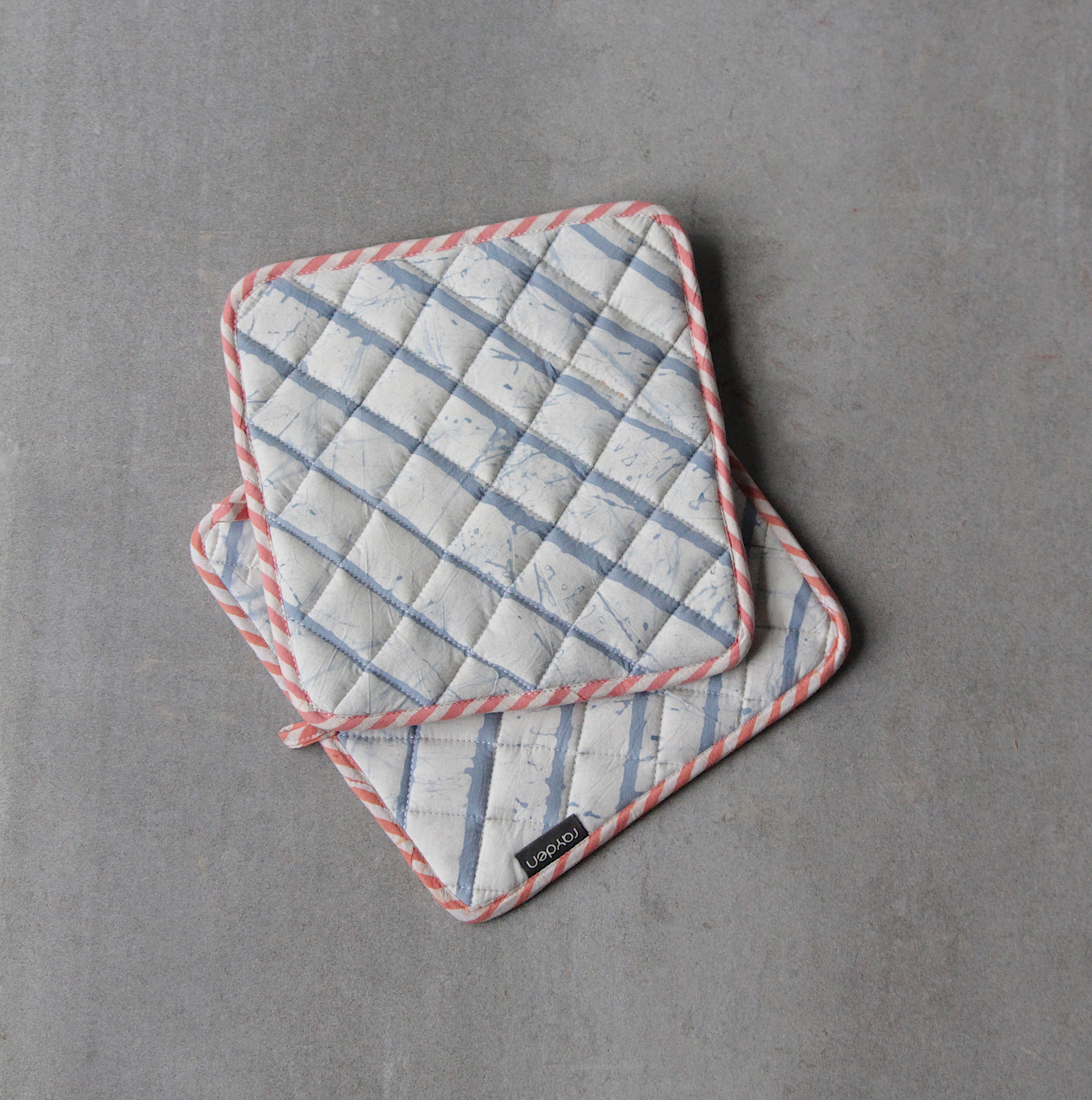 Rayden Basik Pop Pot Holder (Blue) (Set of 2)