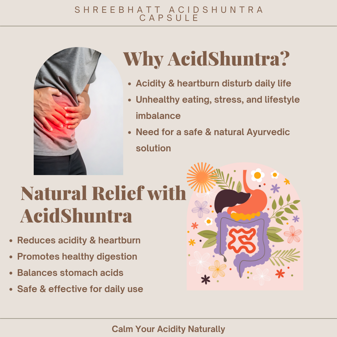 ShreeBhatt Acidshuntra Capsule 30 Capsules