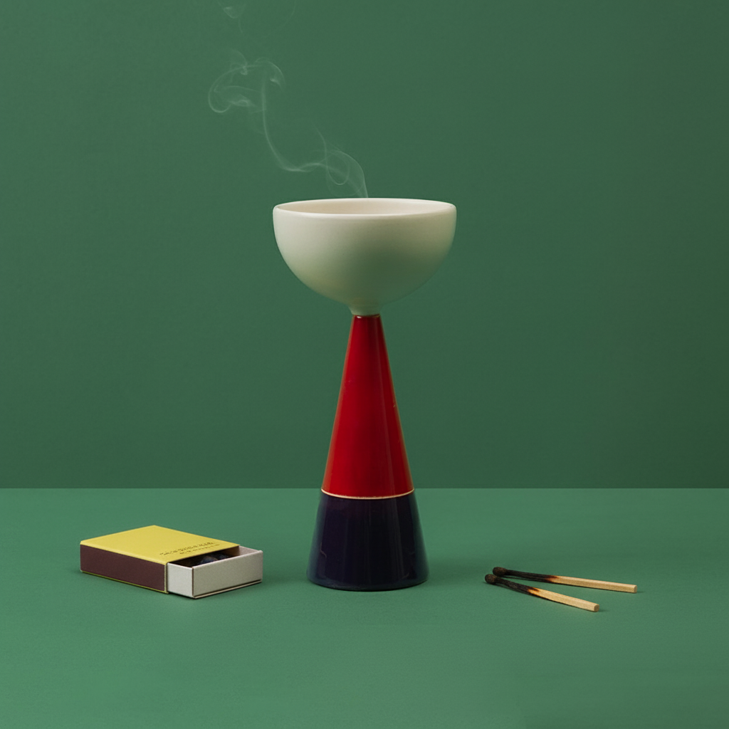 Rayden Urban Tweeter Pop Oil Lamp Tall (Block Red)