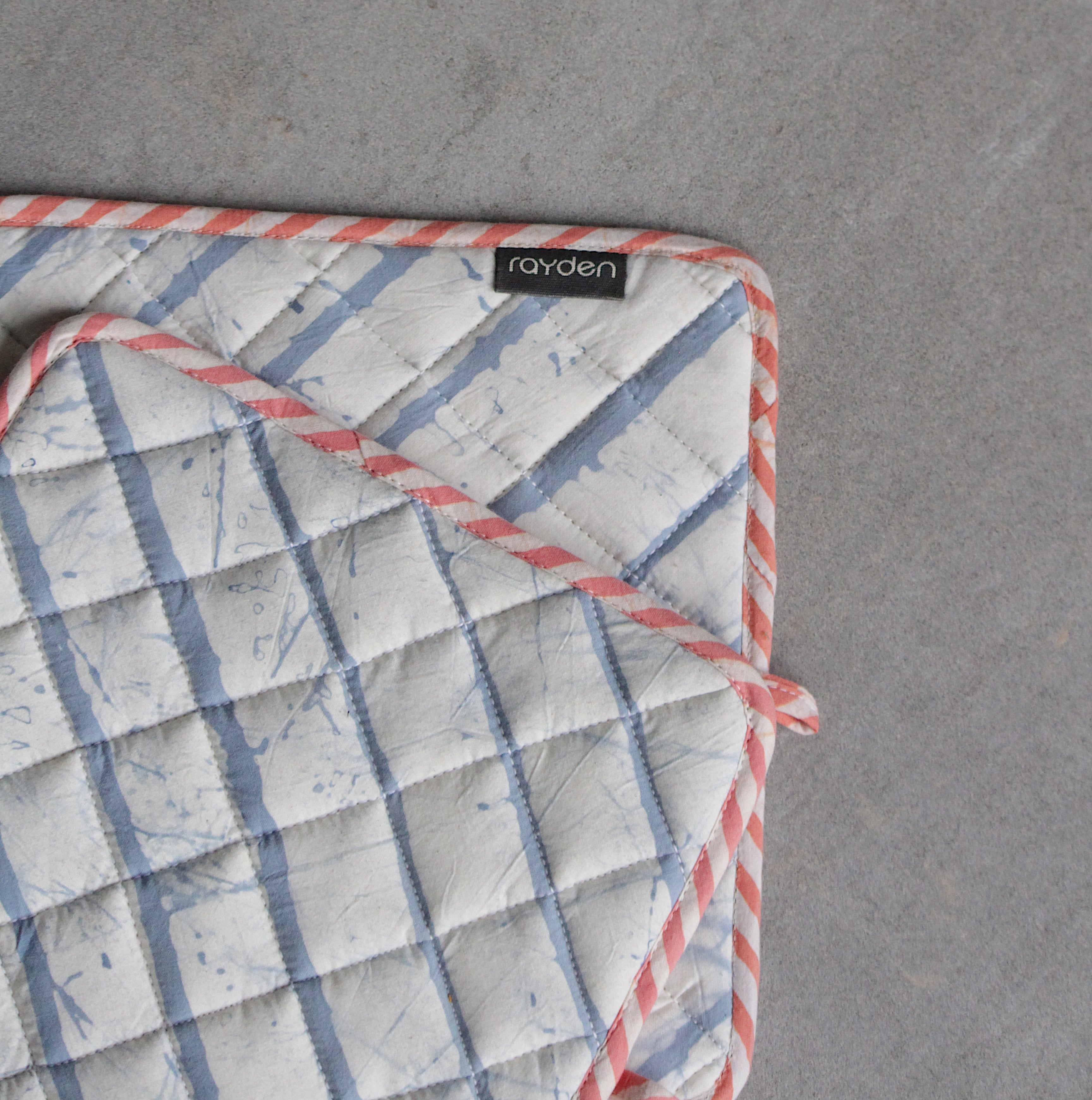 Rayden Basik Pop Pot Holder (Blue) (Set of 2)