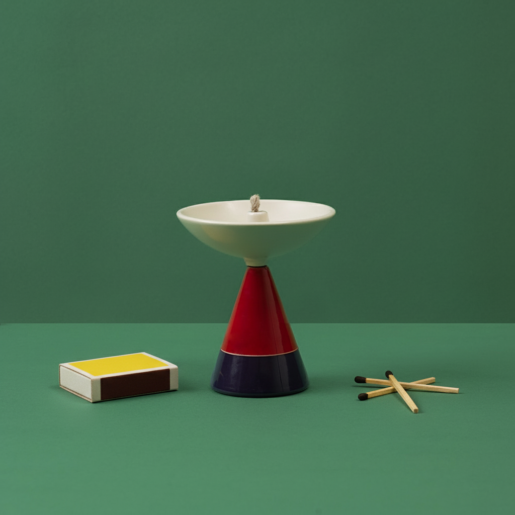 Rayden Urban Tweeter Pop Oil Lamp Small (Block Red)