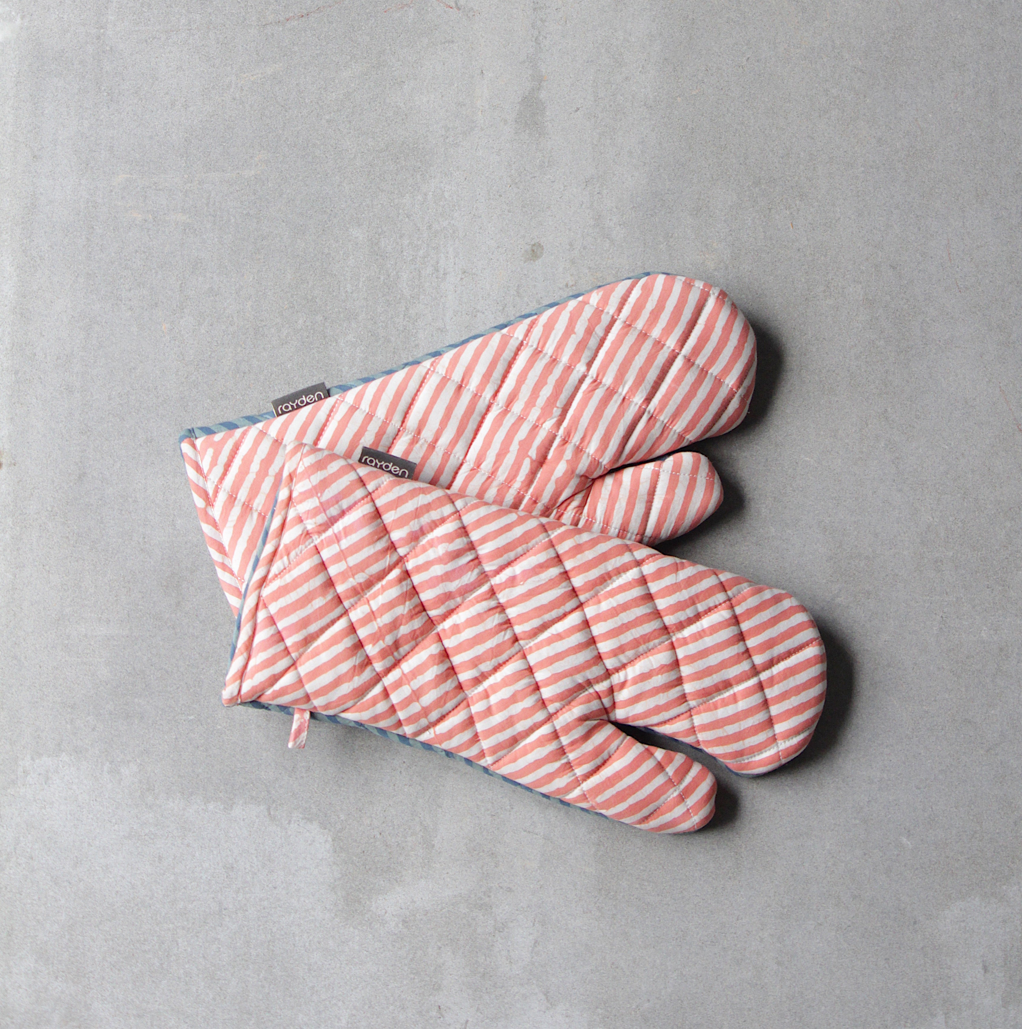 Rayden Basik Pop Mitten (Teal/Coral)