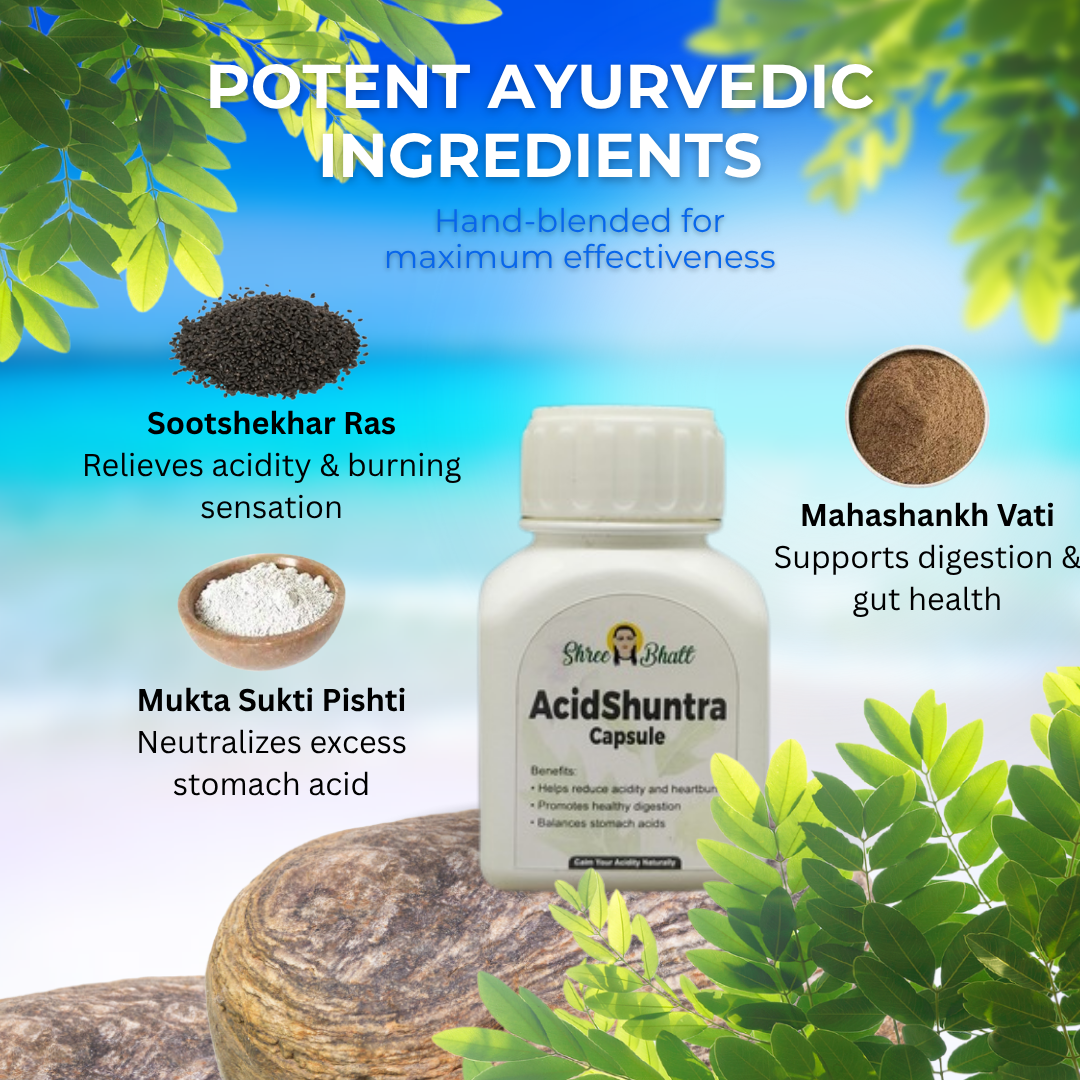 ShreeBhatt Acidshuntra Capsule 30 Capsules