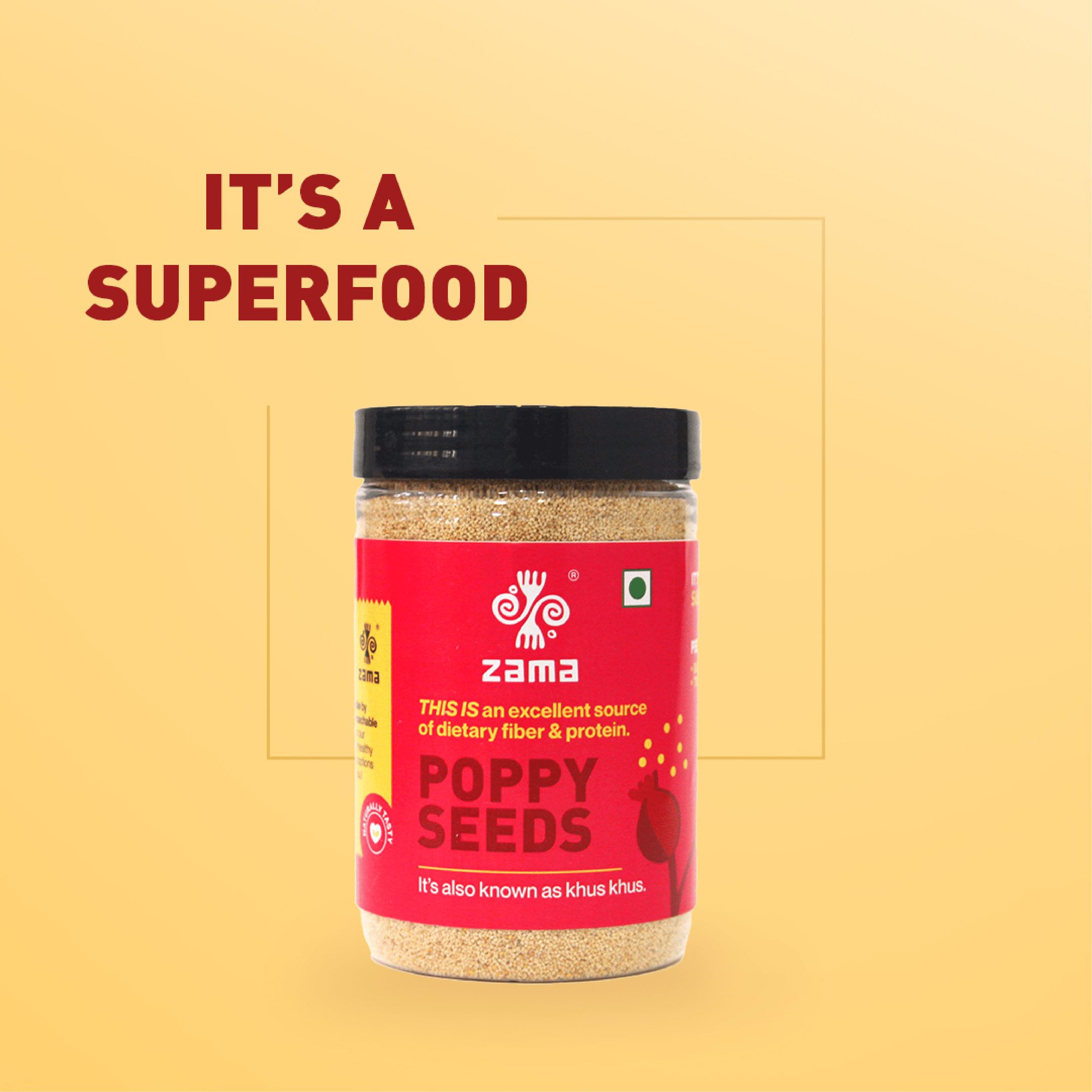 Zama Organics Poppy Seeds 250g