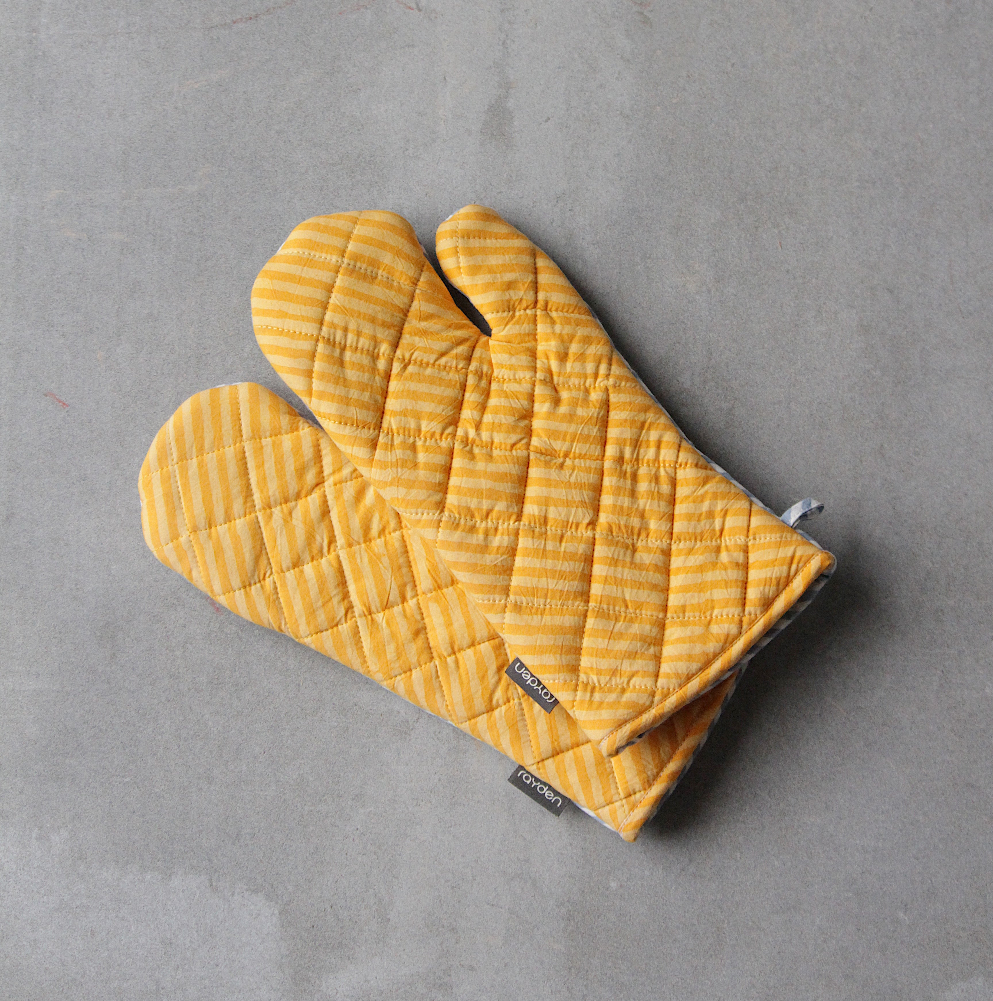 Rayden Basik Pop Mitten (Blue/Rust)