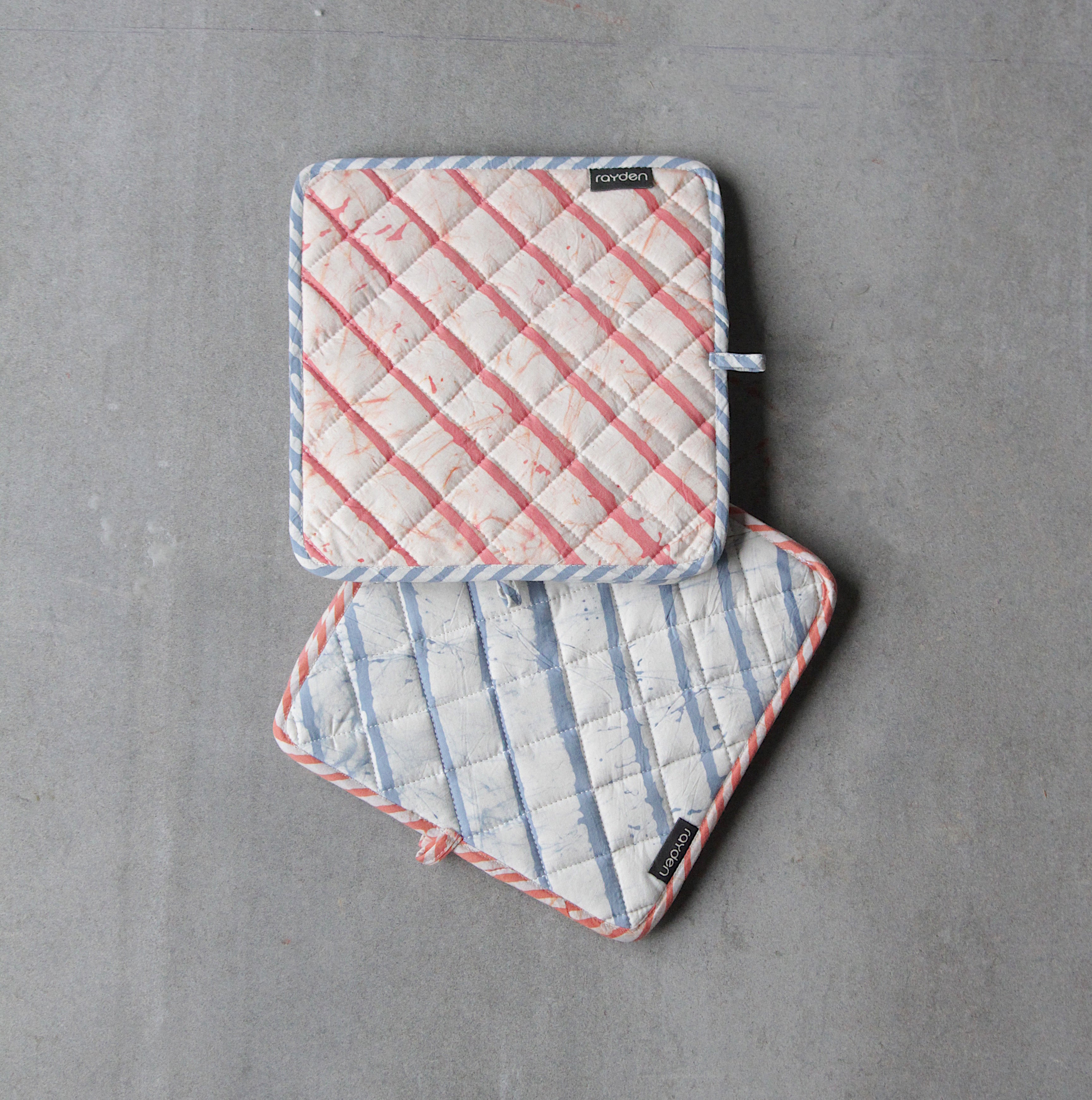 Rayden Basik Pop Pot Holder (Blue) (Set of 2)