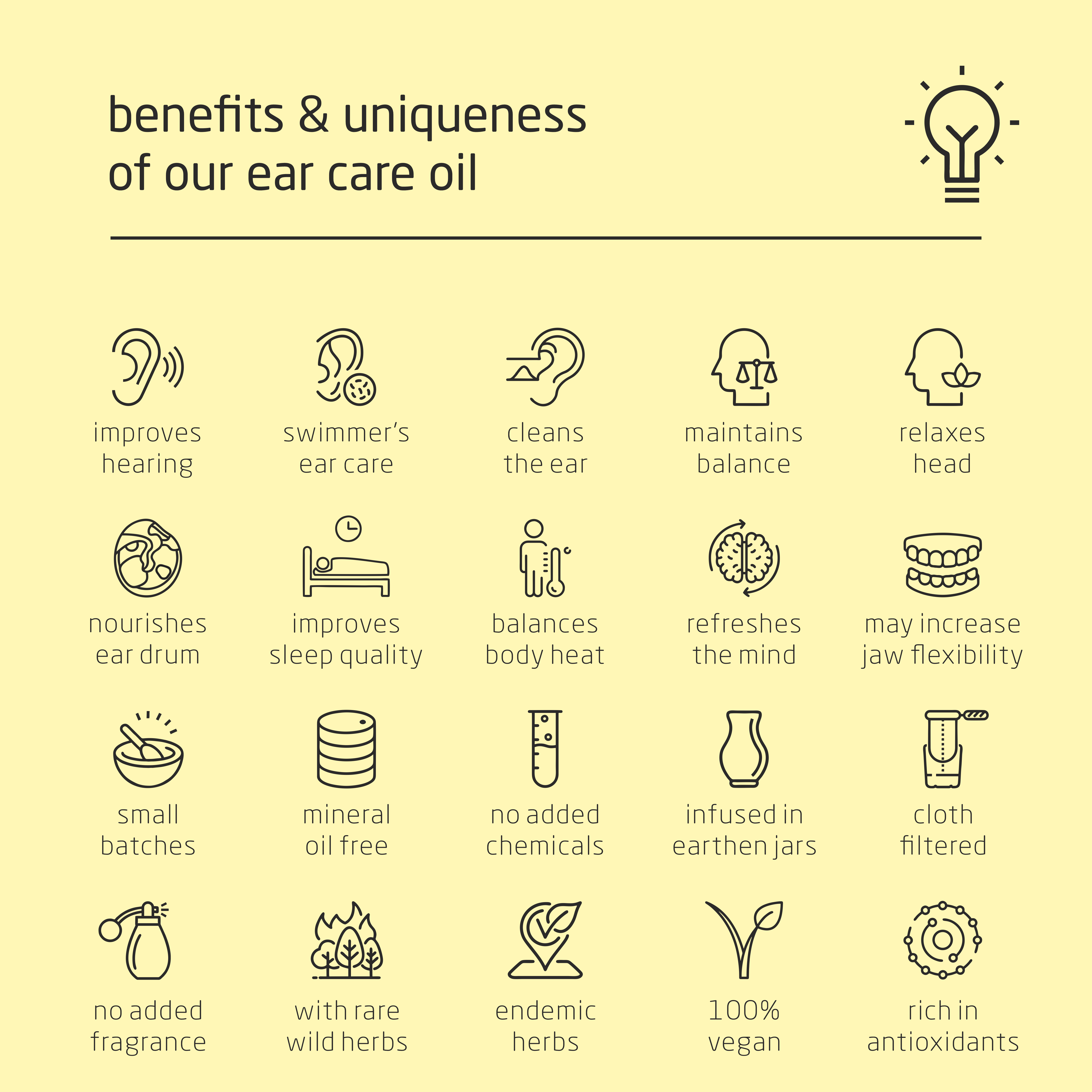 Feel Sattvic Premium Herbal Cold-Infused Ear Care Oil - 100ml