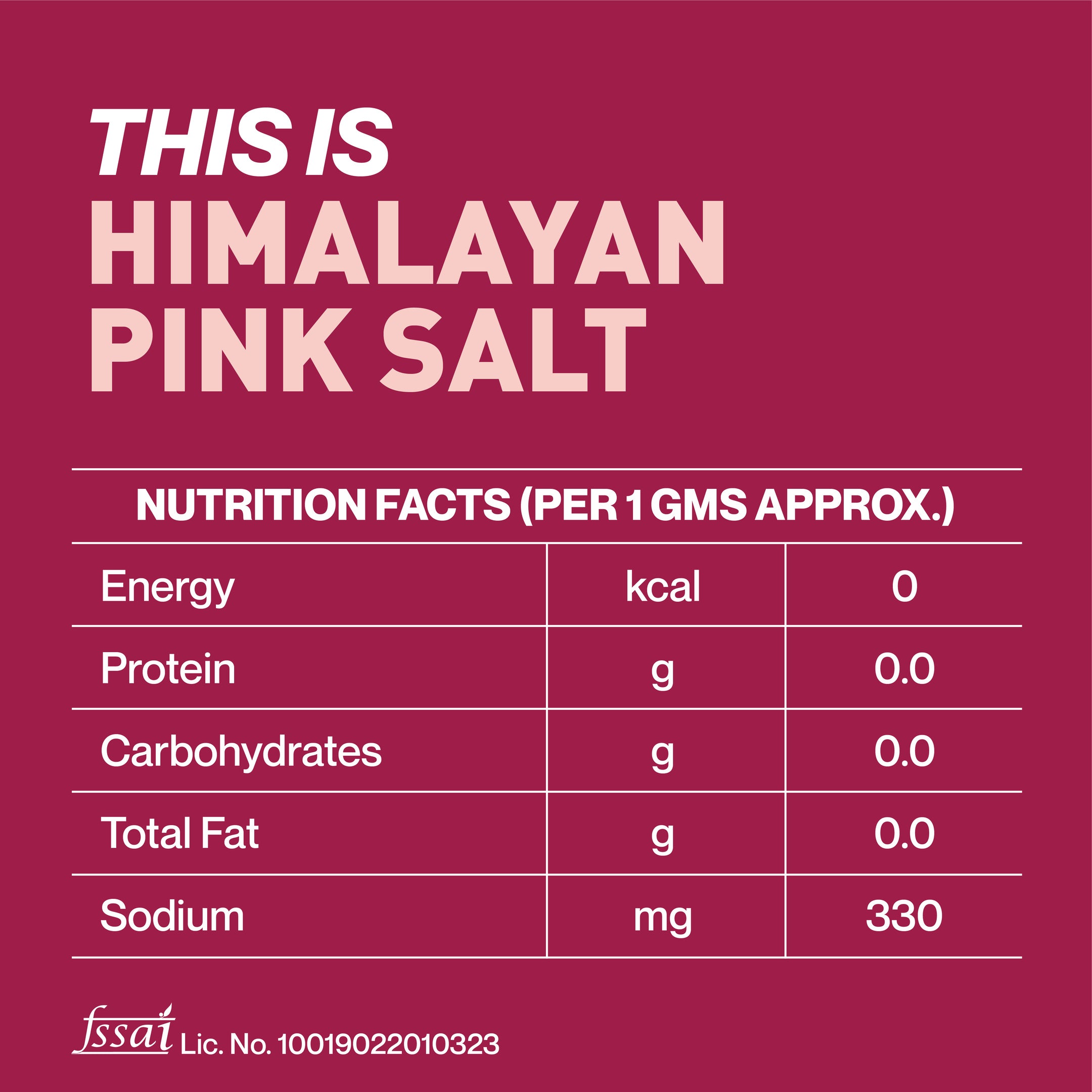 Zama Organics Himalayan Pink Salt 1.5kg