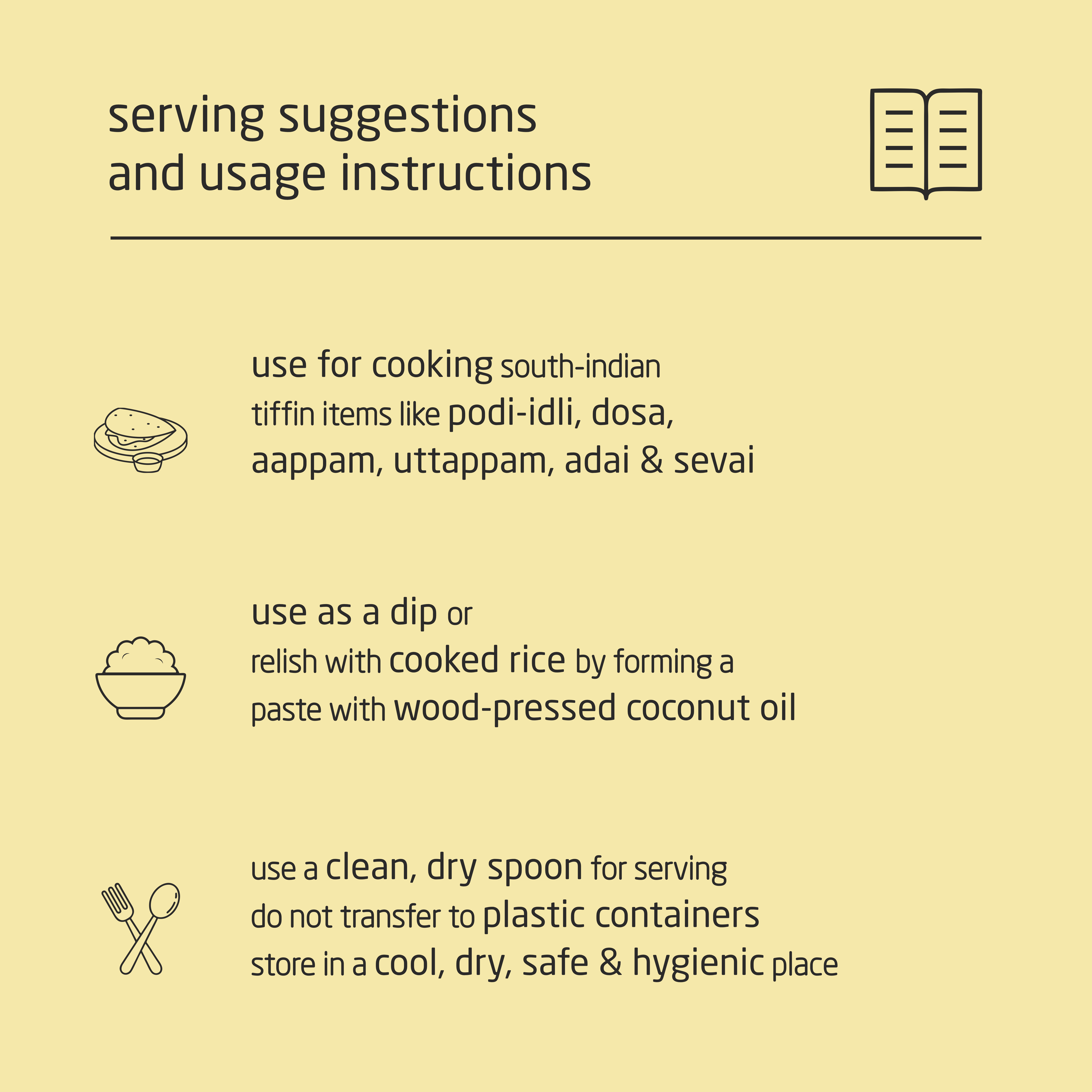 Feel Sattvic Premium Pepper Coconut Moong-Dal Idli Powder - 150g