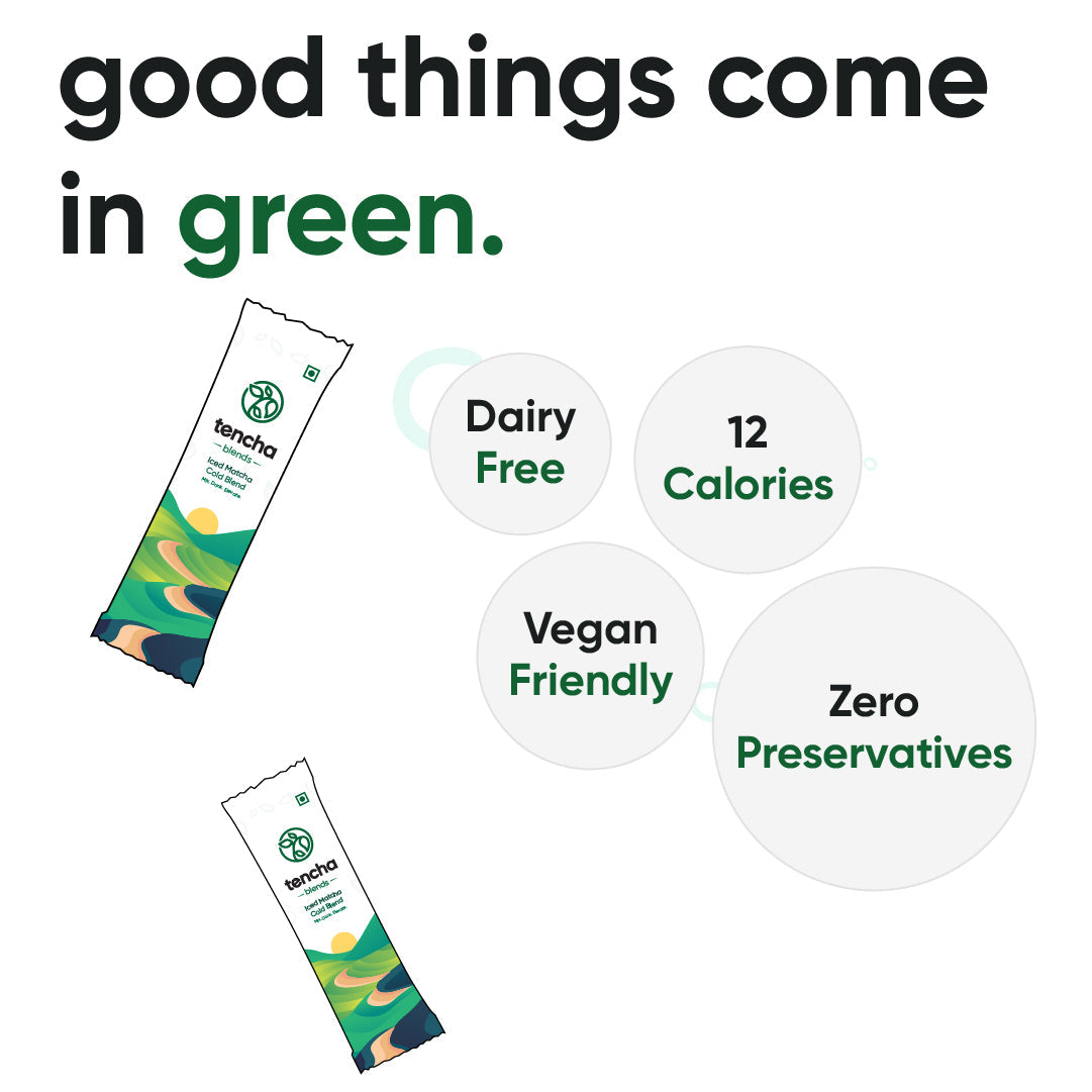 Tencha Iced Matcha Energy Drink | Pack of 30 Sachets