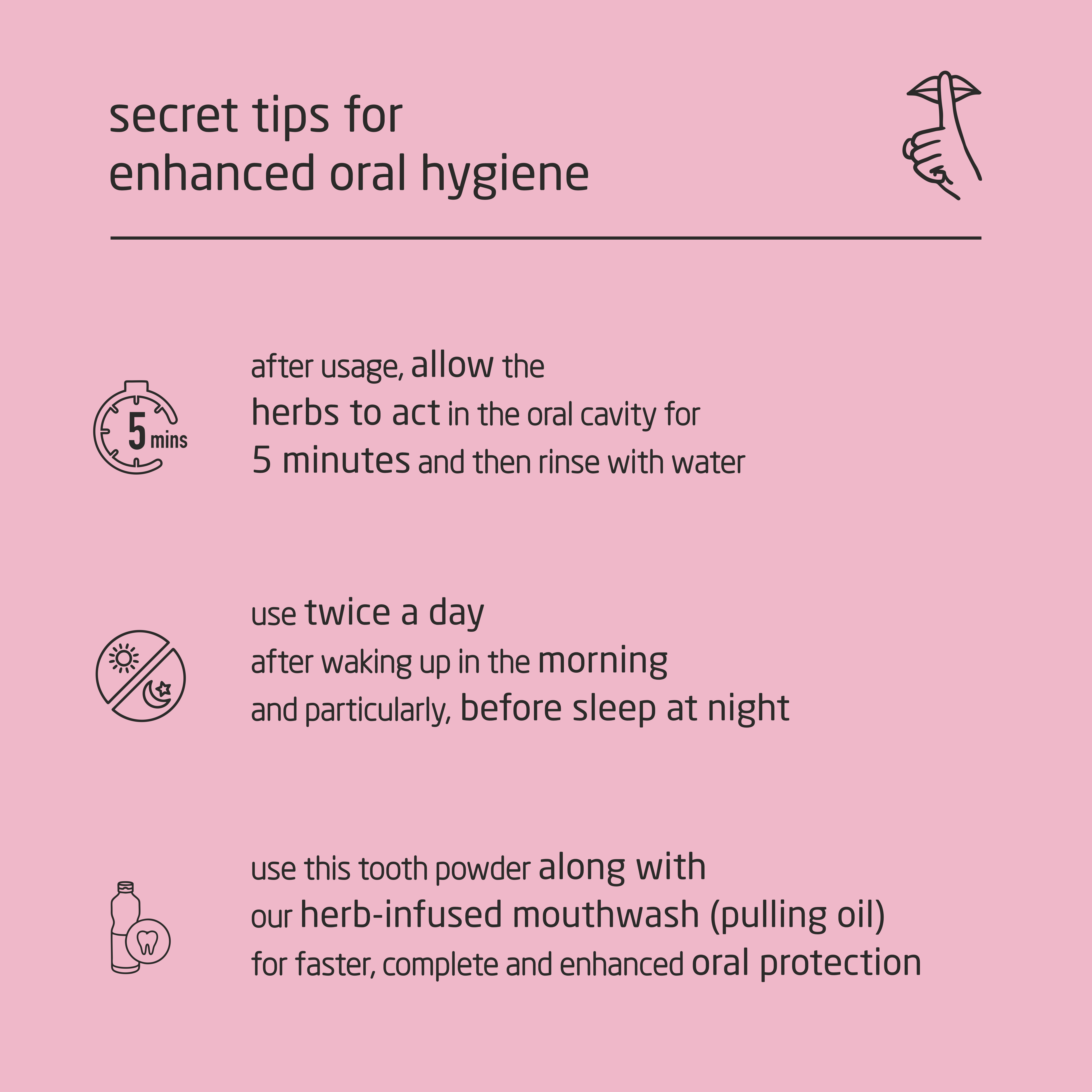 Feel Sattvic  Super-Premium  Herbal Oral Care Powder – 50g