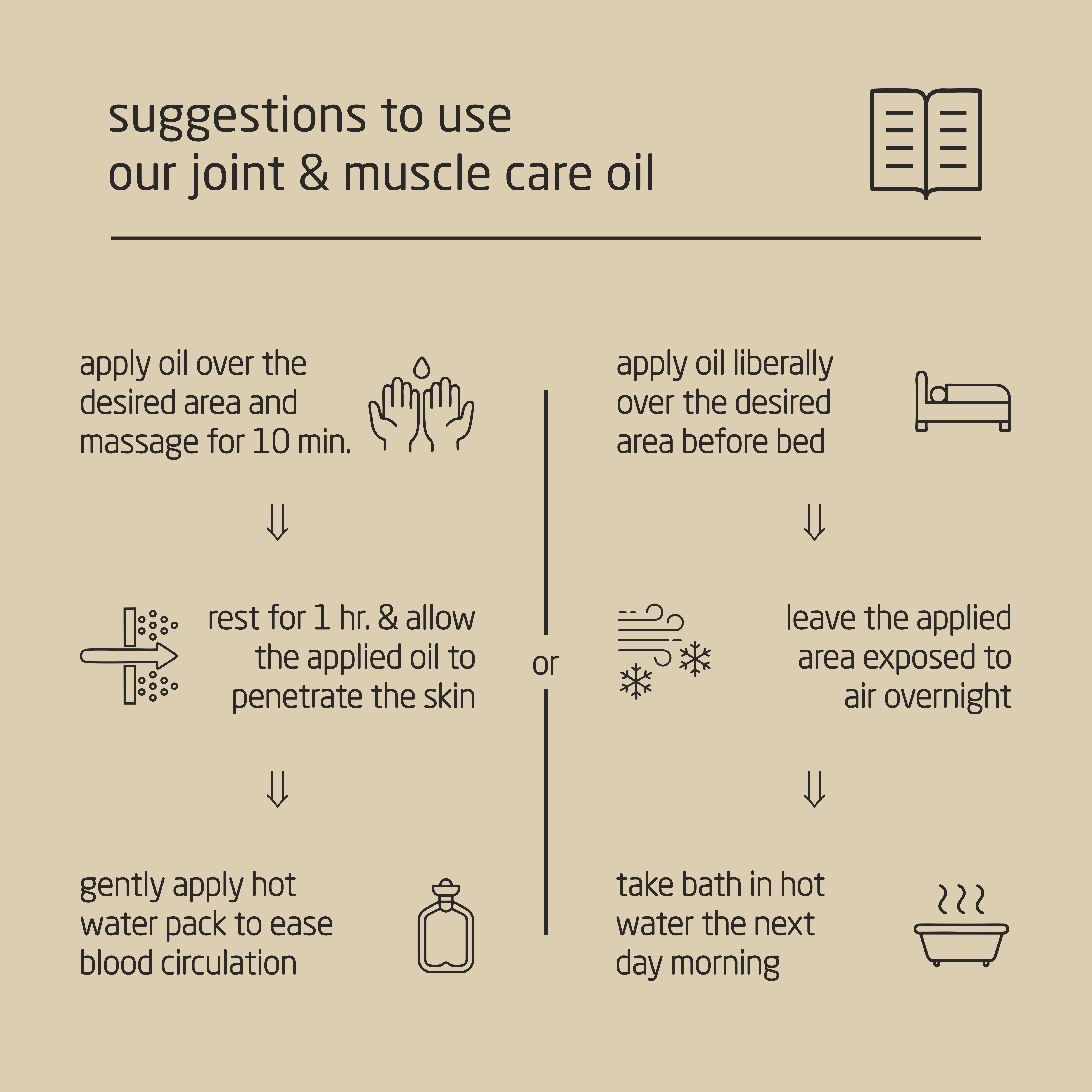 Feel Sattvic Premium Herbal Cold-Infused Joint & Muscle Care Oil - 100ml