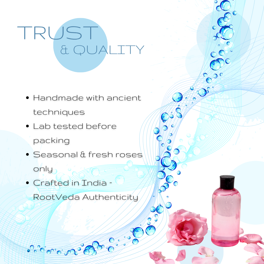 RootVeda Gulpari 100% Pure Rose Water 100 ml