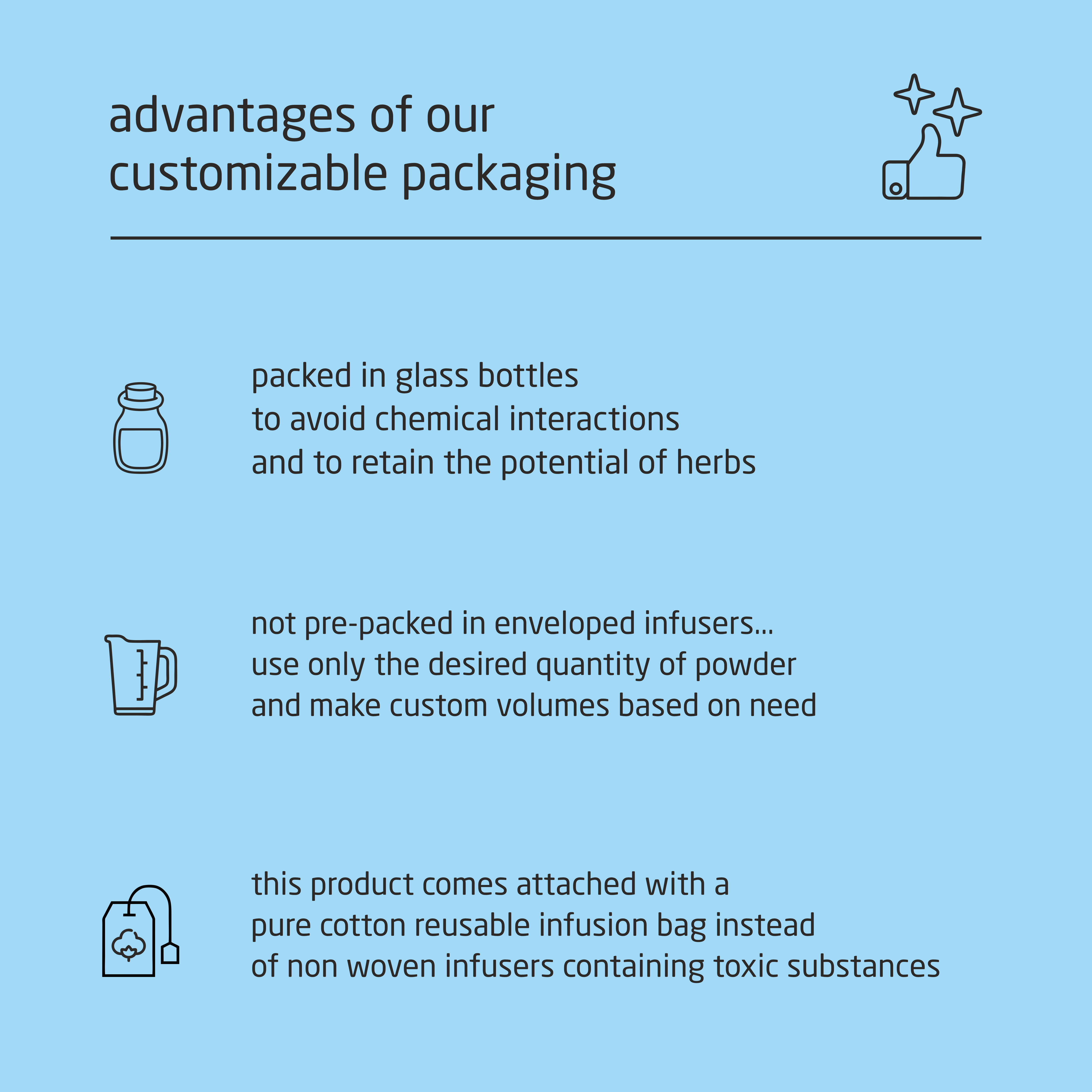 Feel Sattvic Super-Premium Herbal Drinking Water Mix - 50g