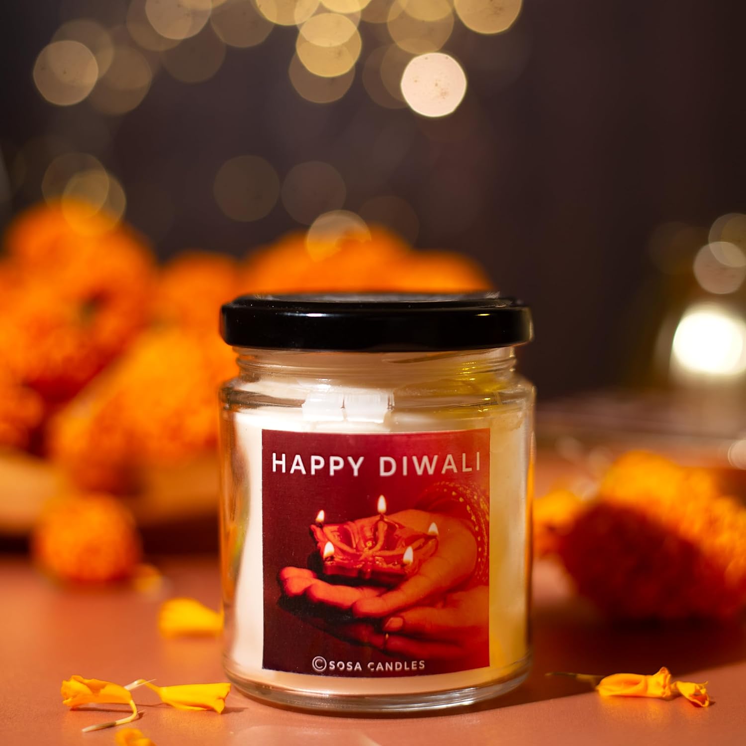 Sosa Candles Happy Diwali Scented Candles Gift Set | Scented Candles For Home Decor | Scented Candles For Home Decoration | Scented Candles For Bedroom