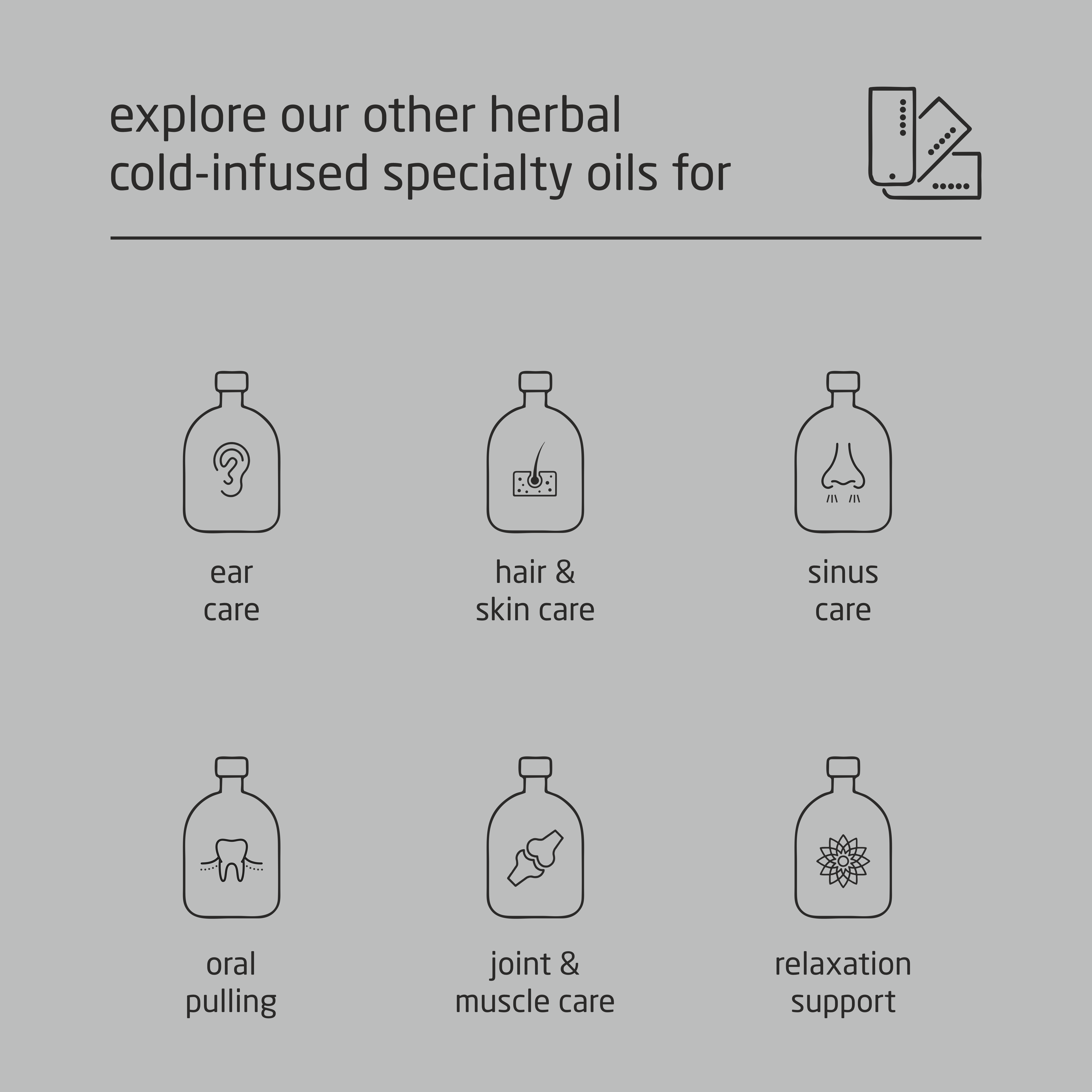 Feel Sattvic Premium Herbal Cold-Infused  Hair Growth Support Oil - 100ml