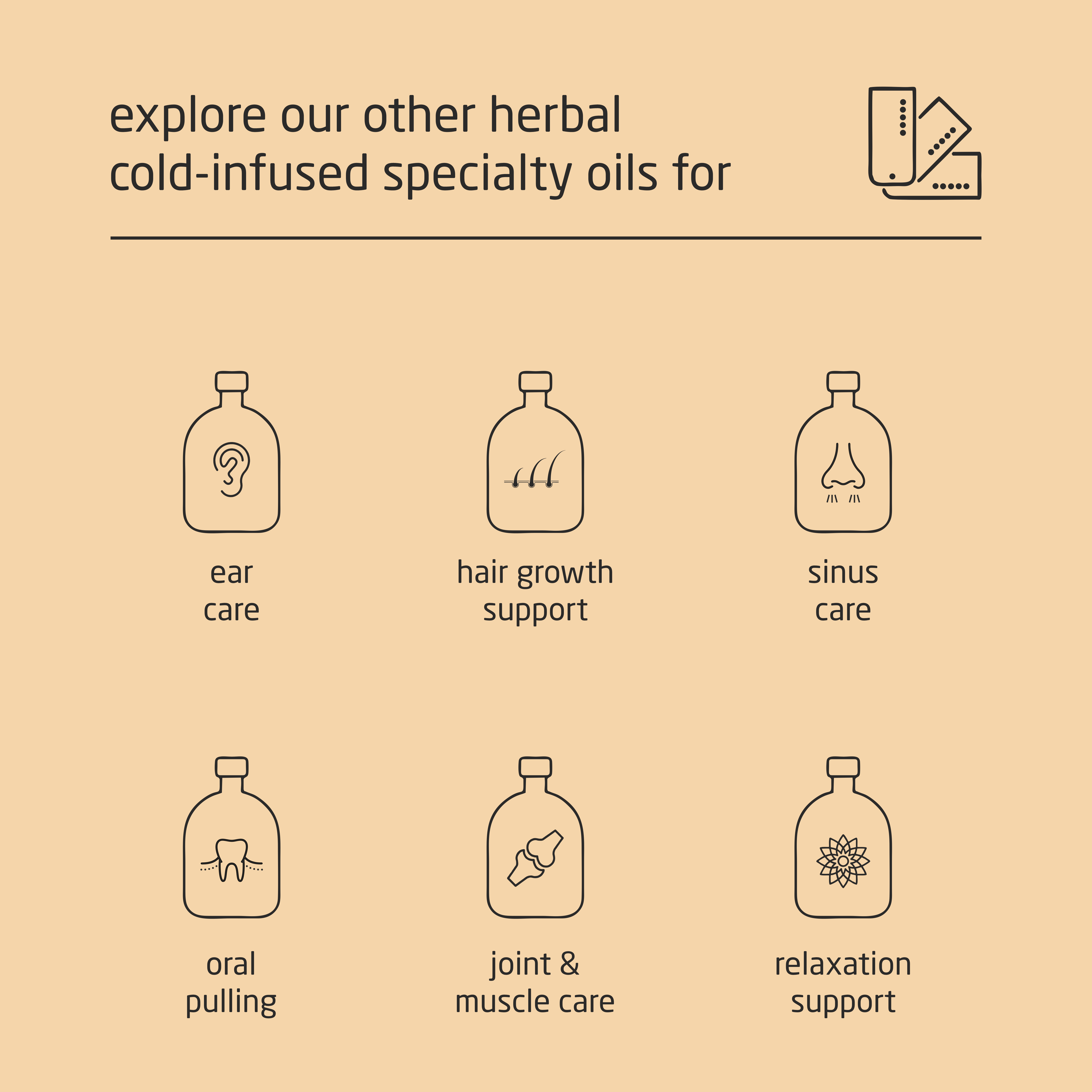 Feel Sattvic Premium Herbal Cold-Infused Hair & Skin Care Oil - 100ml