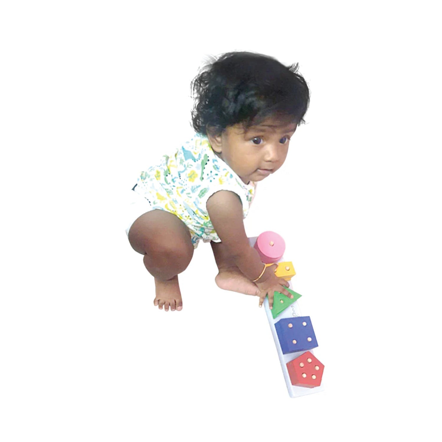 Woodbee Toys Geometric Angle Stacker