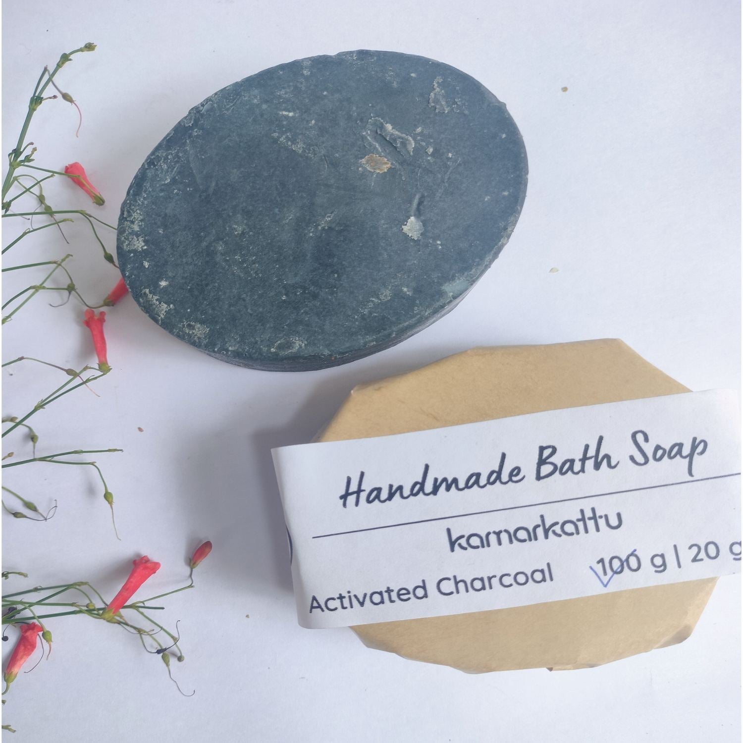 Kamarkattu Ecostore Handmade Bath Soap: Activated Charcoal