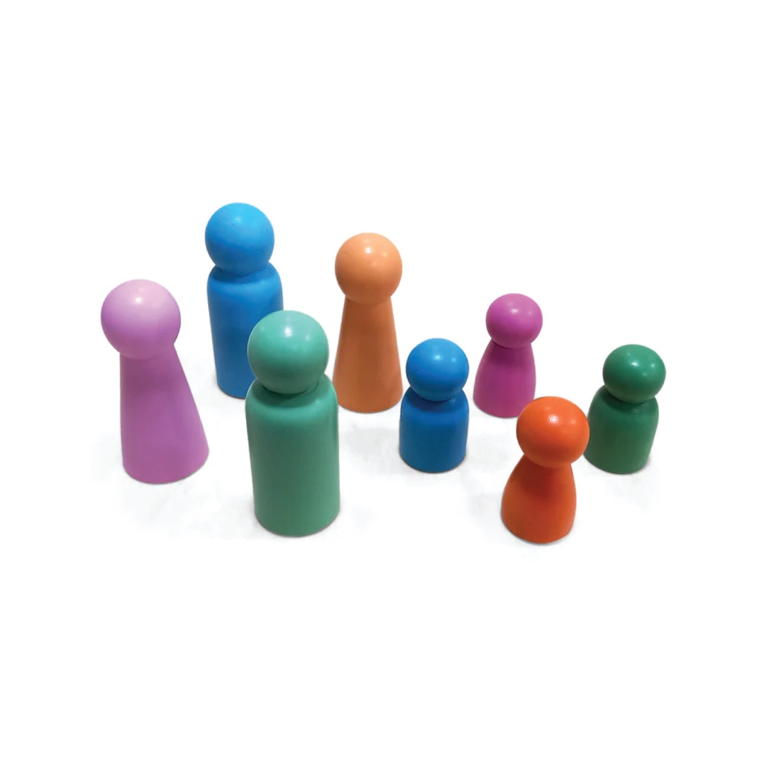 Woodbee Toys Family Peg Doll (8 pieces)