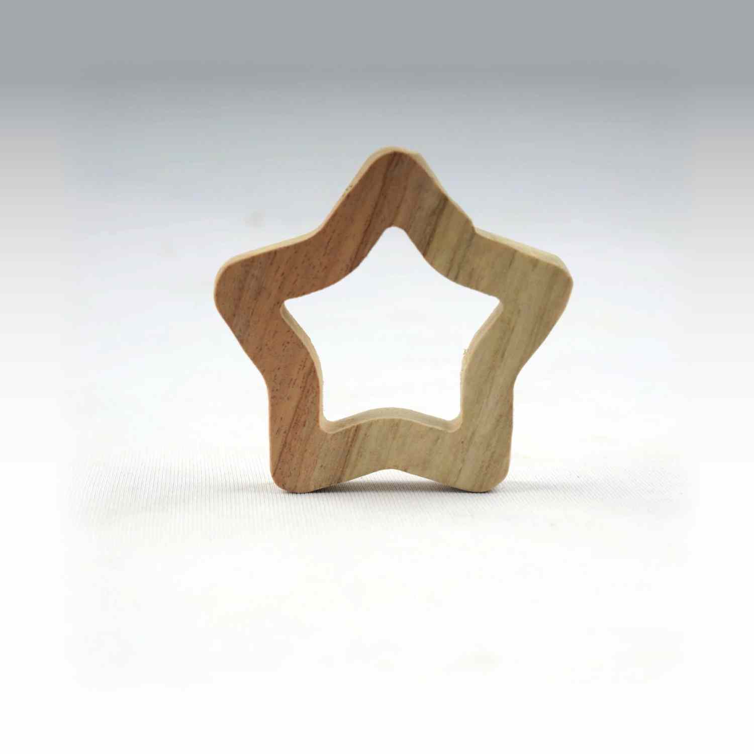 Woodbee Toys Teether (Star and Moon)