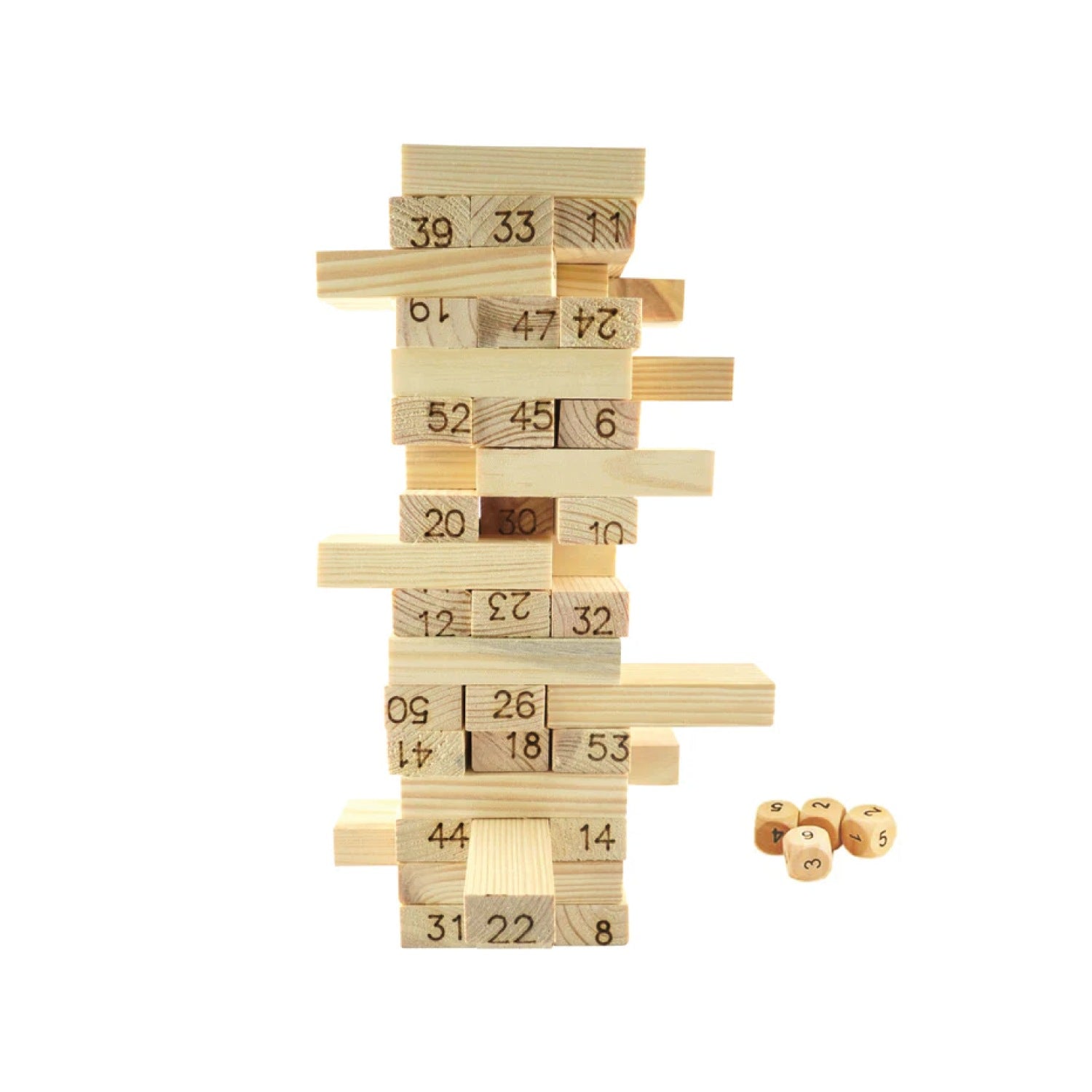 Woodbee Toys Tumbling Tower (Numbered)