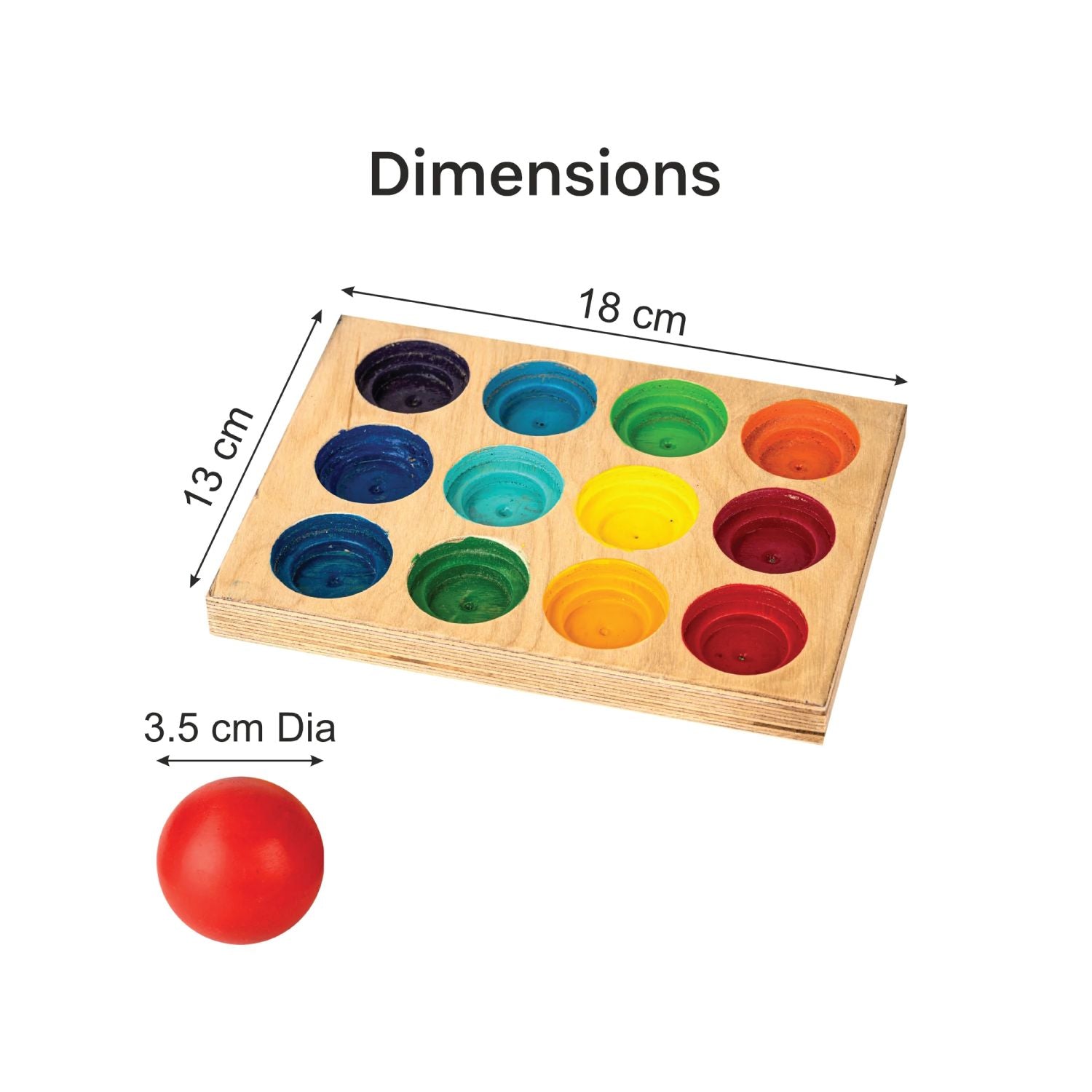 Woodbee Toys Colour Ball Sorter
