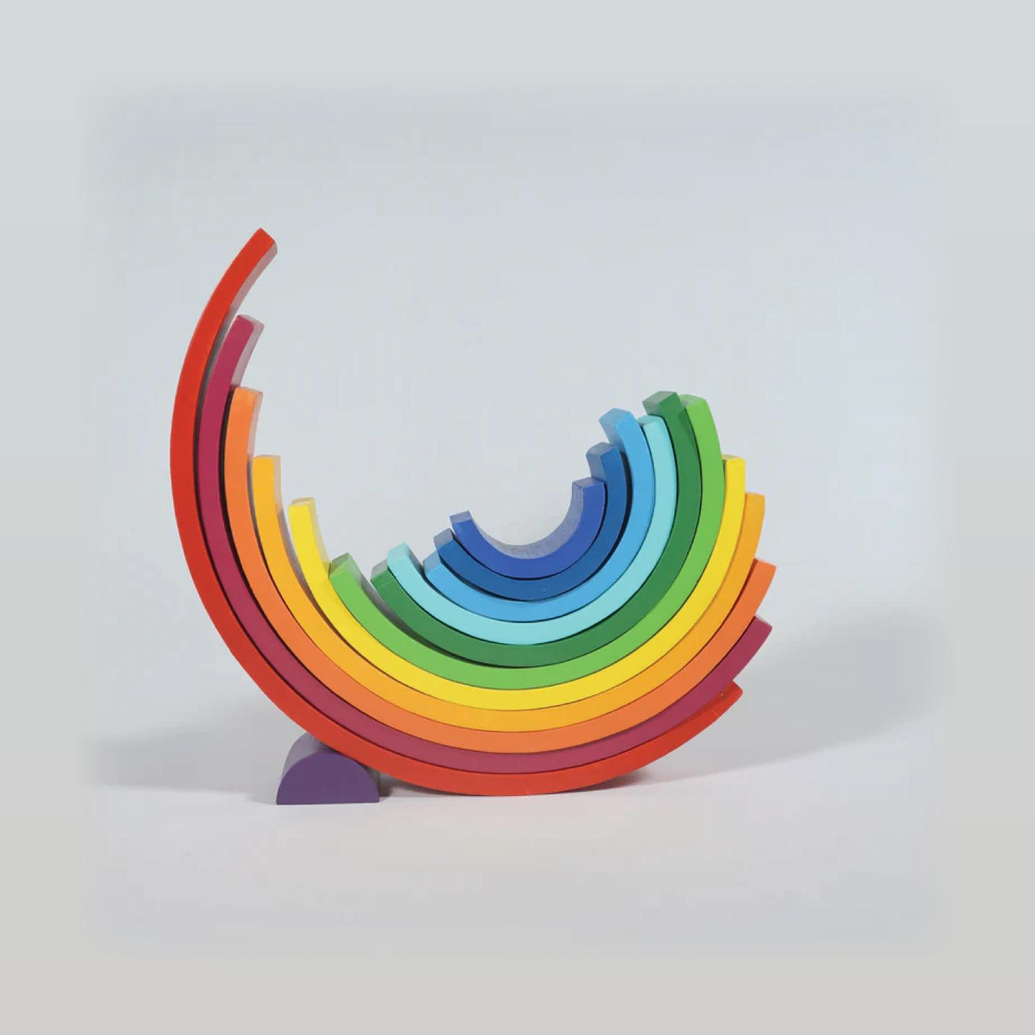 Woodbee Toys Rainbow Stacker (12 pieces)