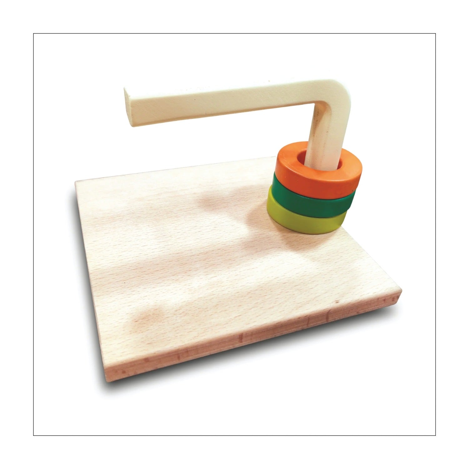 Woodbee Toys Curved Dowel Stacker