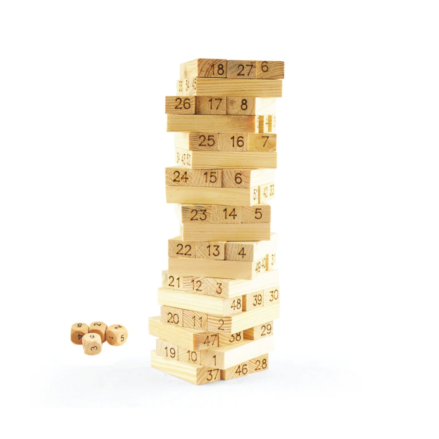 Woodbee Toys Tumbling Tower (Numbered)