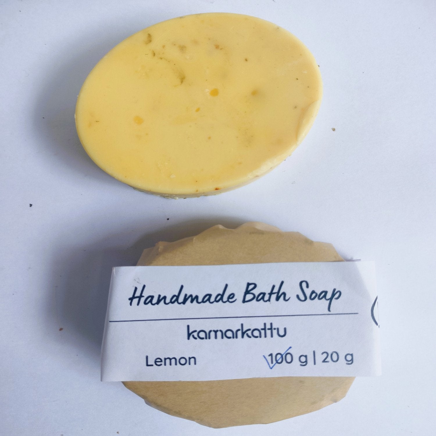 Kamarkattu Ecostore Handmade Bath soap : Lemon