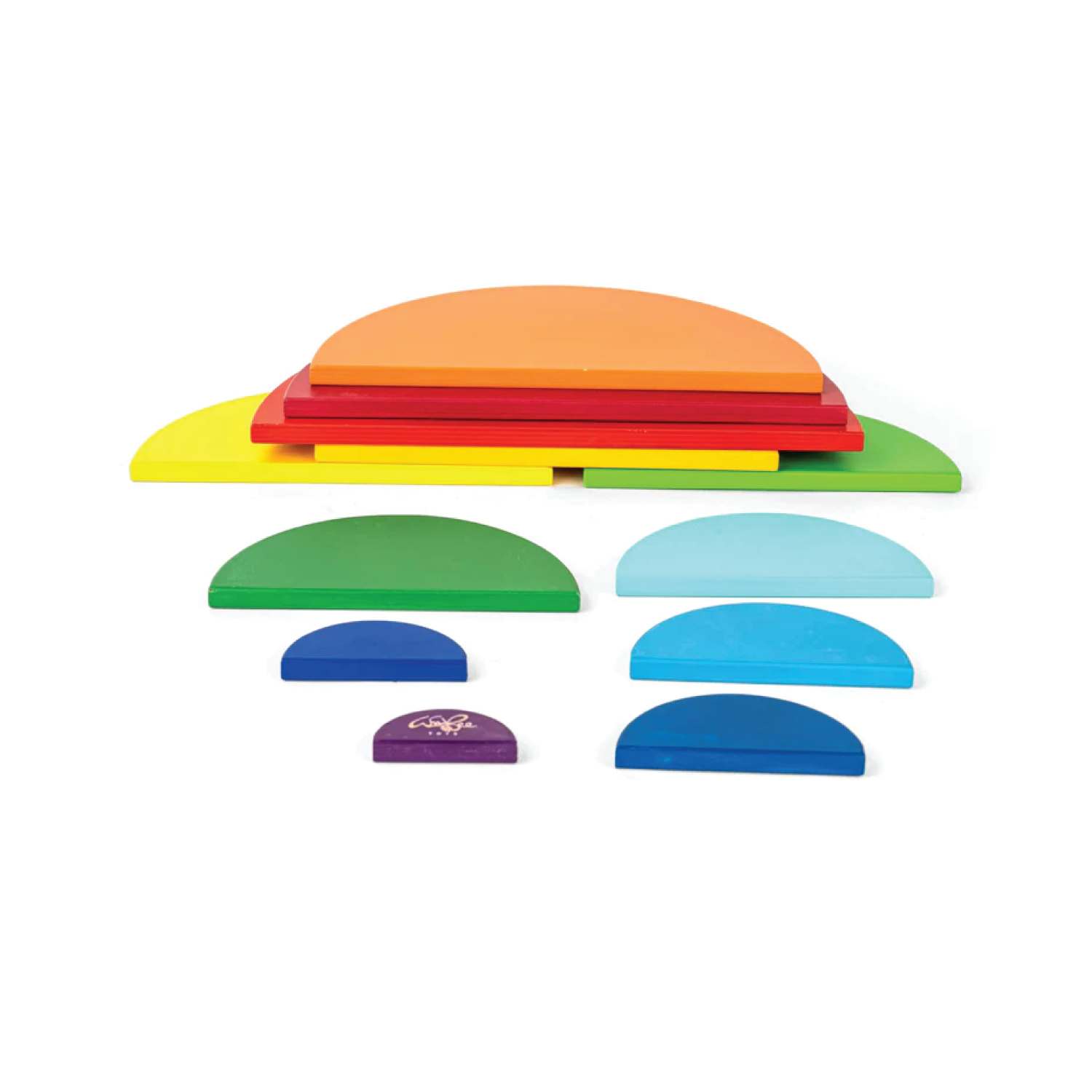Woodbee Toys Rainbow Semi-Circle (12 pieces)