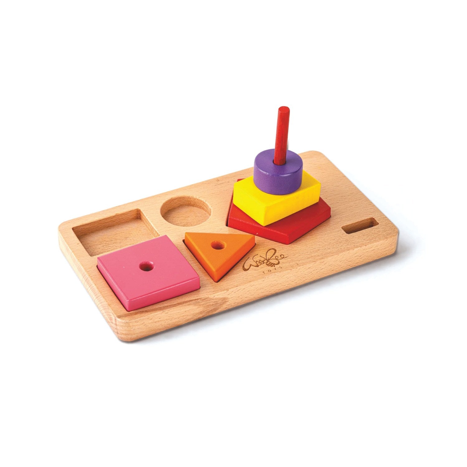 Woodbee Toys Stacker cum Sorter