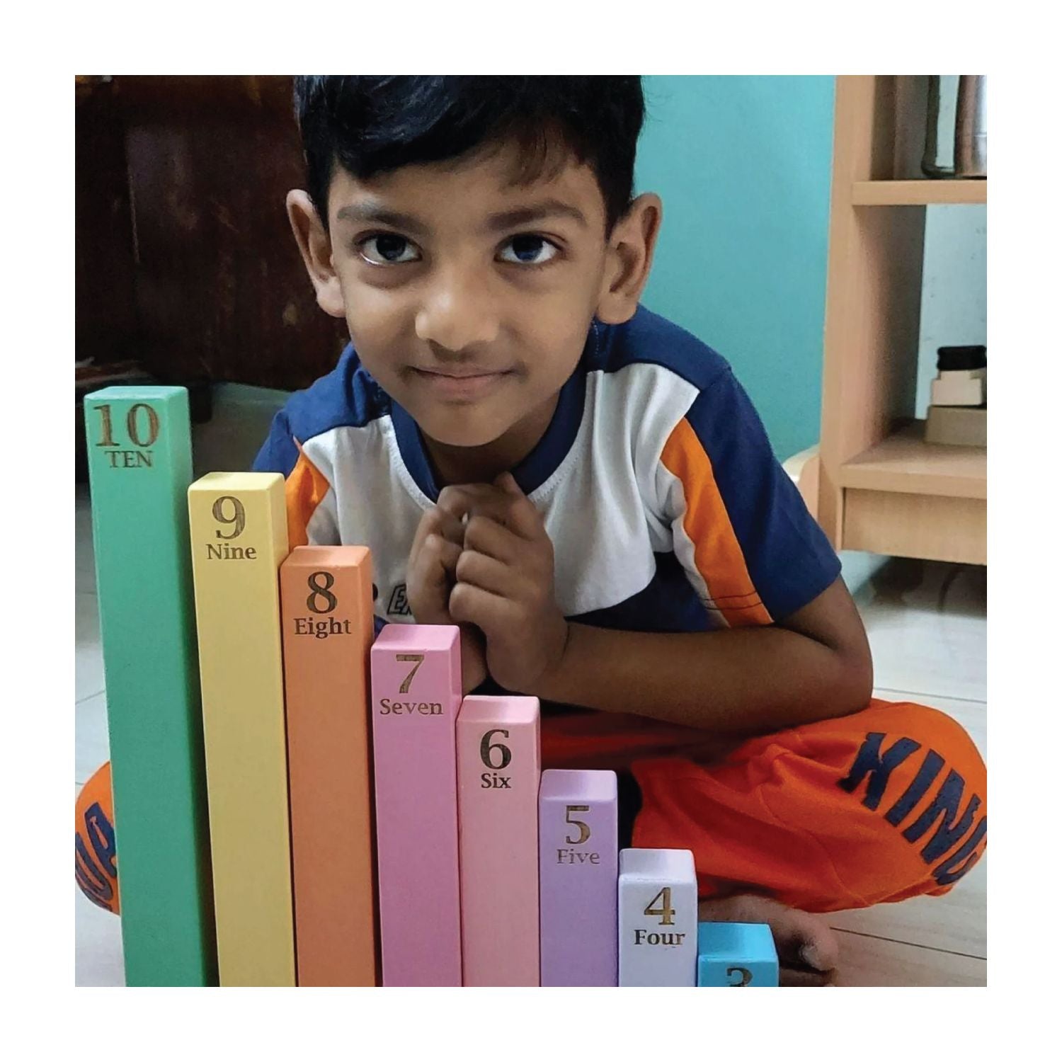 Woodbee Toys Math Rod