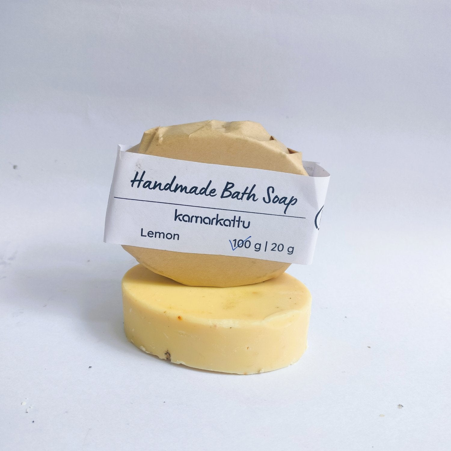 Kamarkattu Ecostore Handmade Bath soap : Lemon