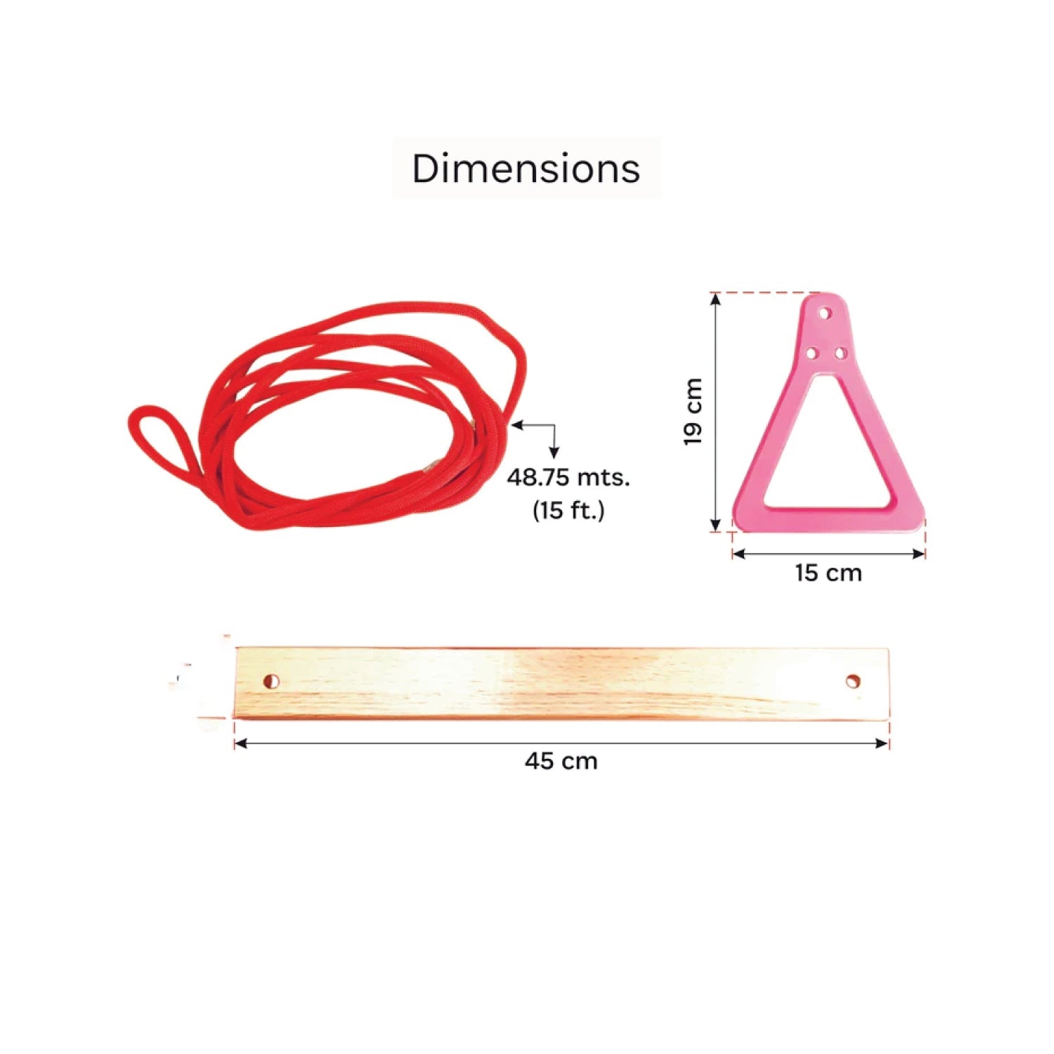 Woodbee Toys Trapeze bar