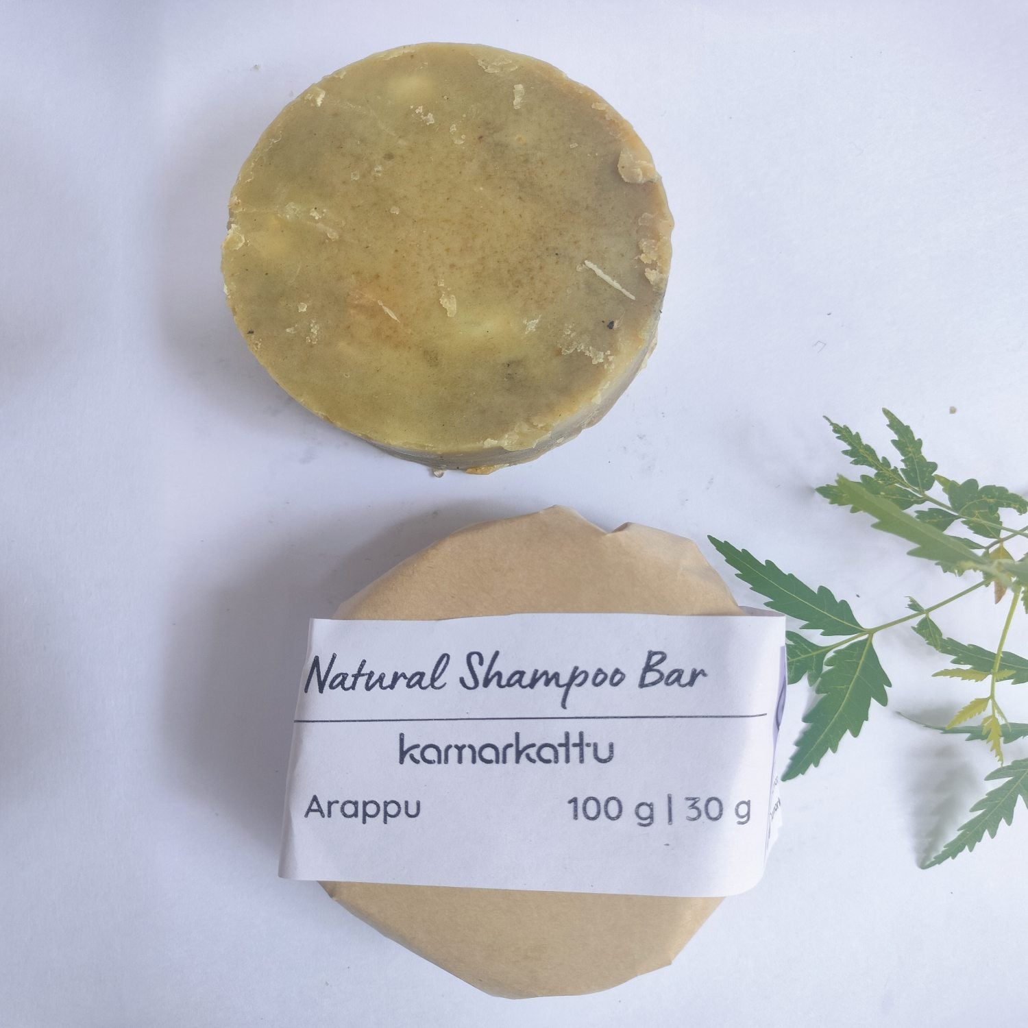 Kamarkattu Ecostore Natural Shampoo Bar: Arappu - Pack of 6