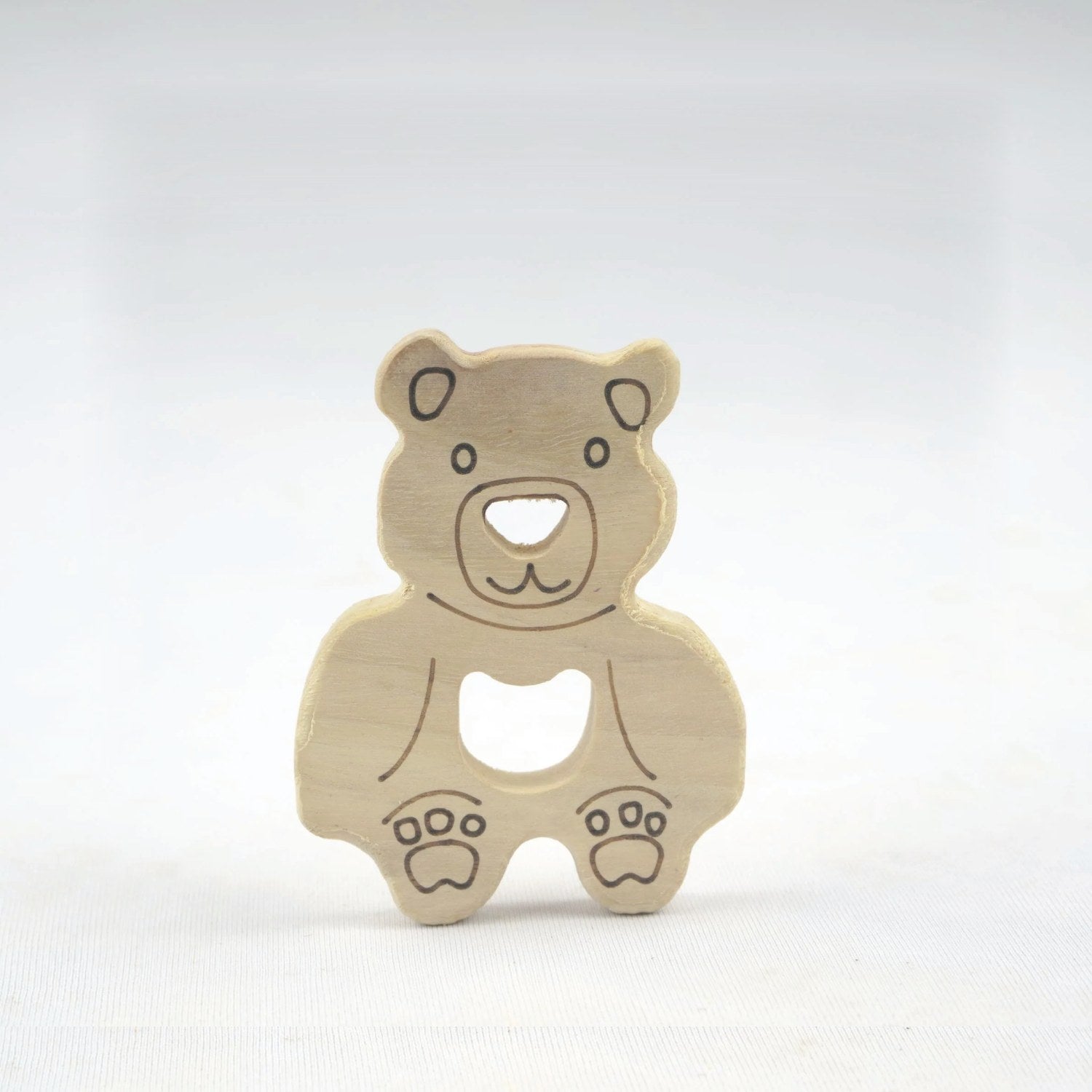 Woodbee Toys Teether (Hippo, Giraffe and Panda)