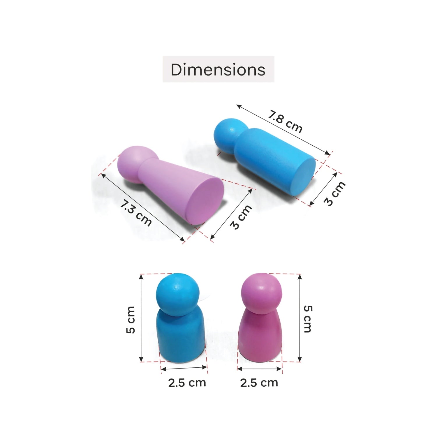 Woodbee Toys Family Peg Doll (8 pieces)