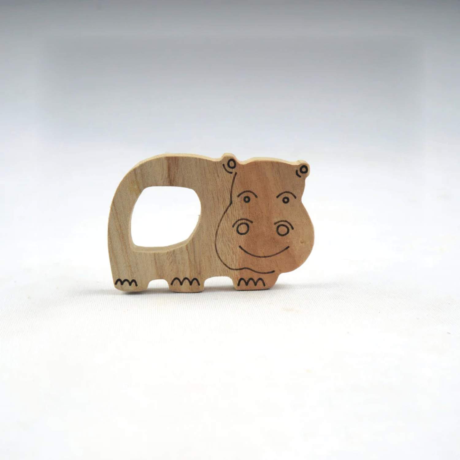 Woodbee Toys Teether (Elephant and Hippo)