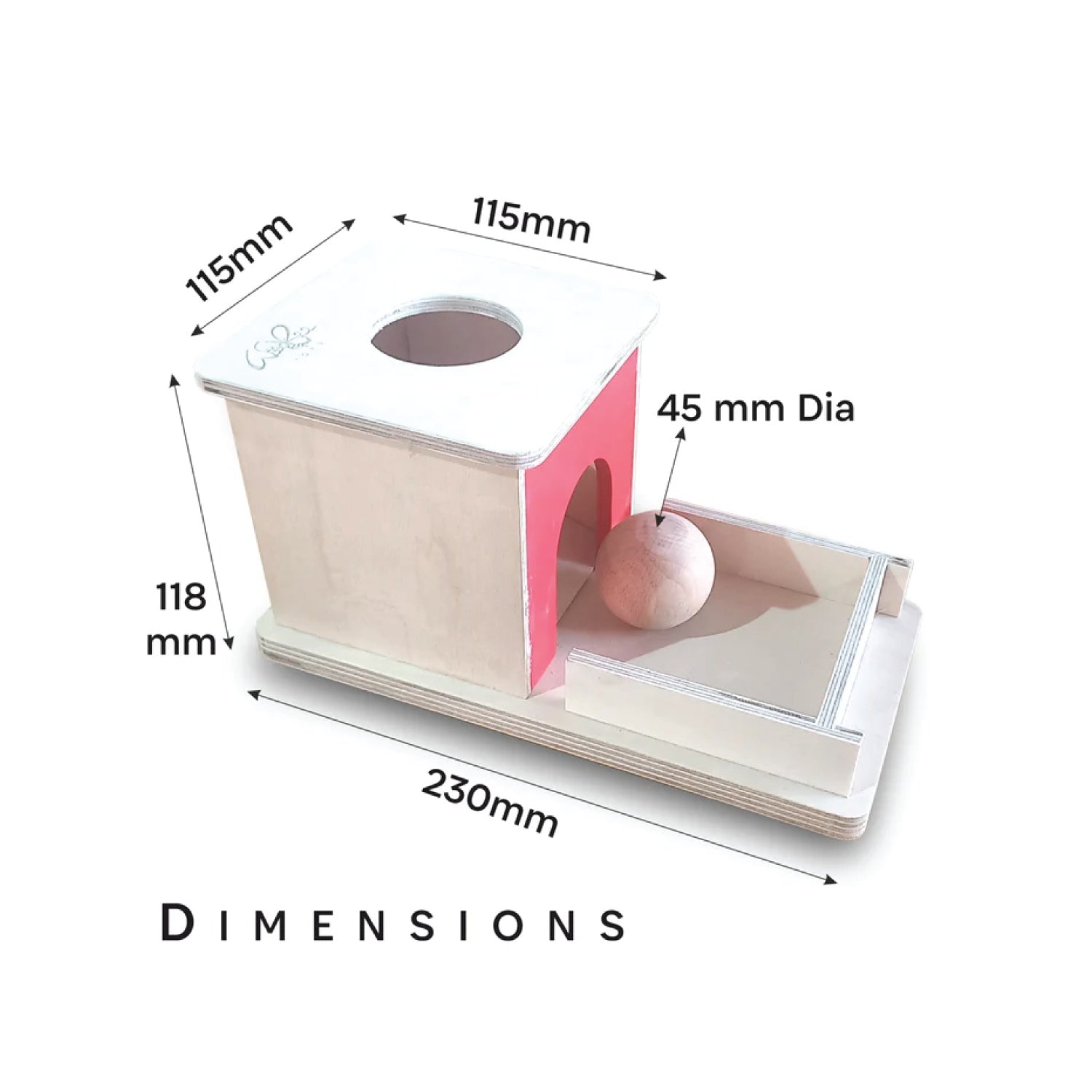 Woodbee Toys Object Permanence Box