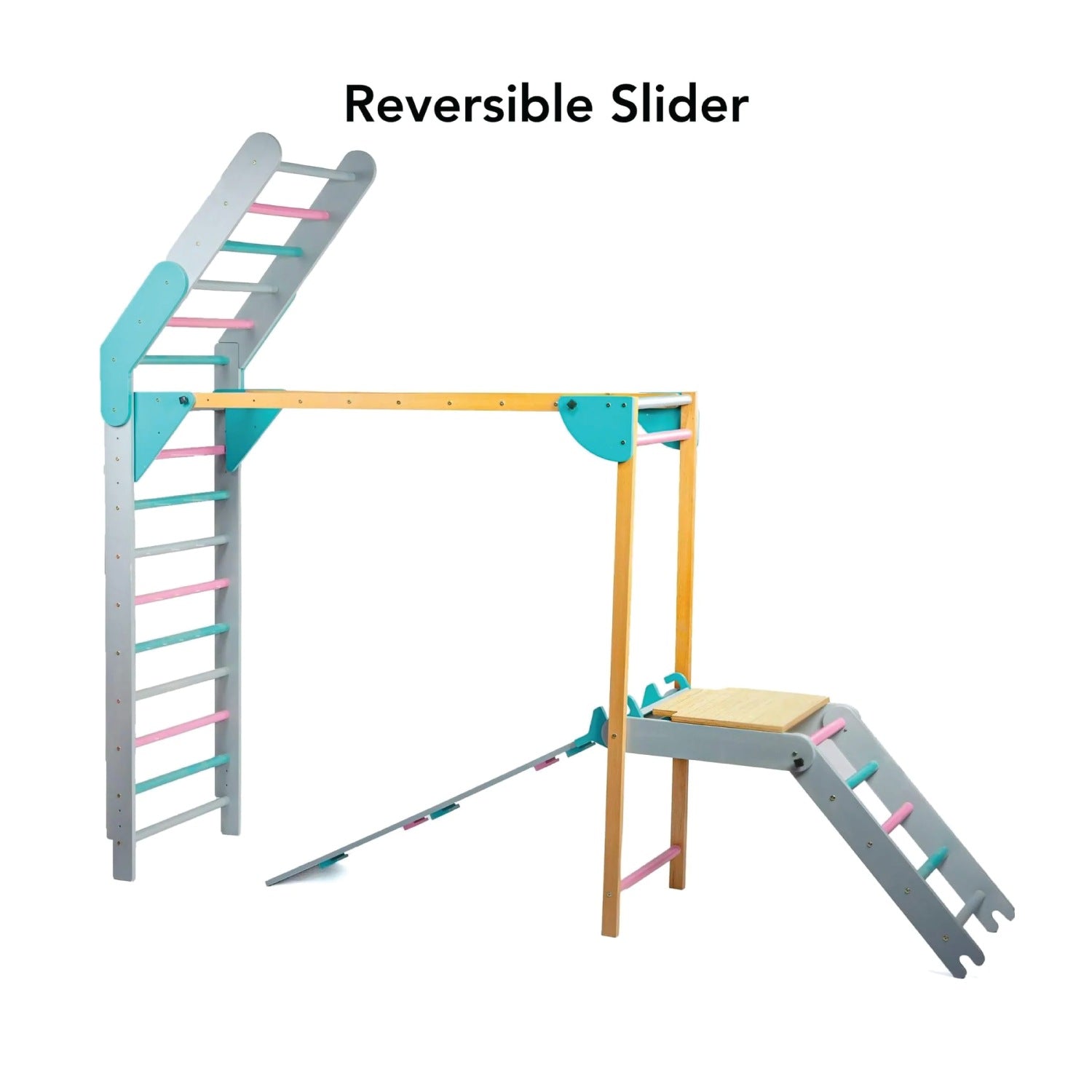 Woodbee Toys Wall-Mounted Foldable Jungle Gym