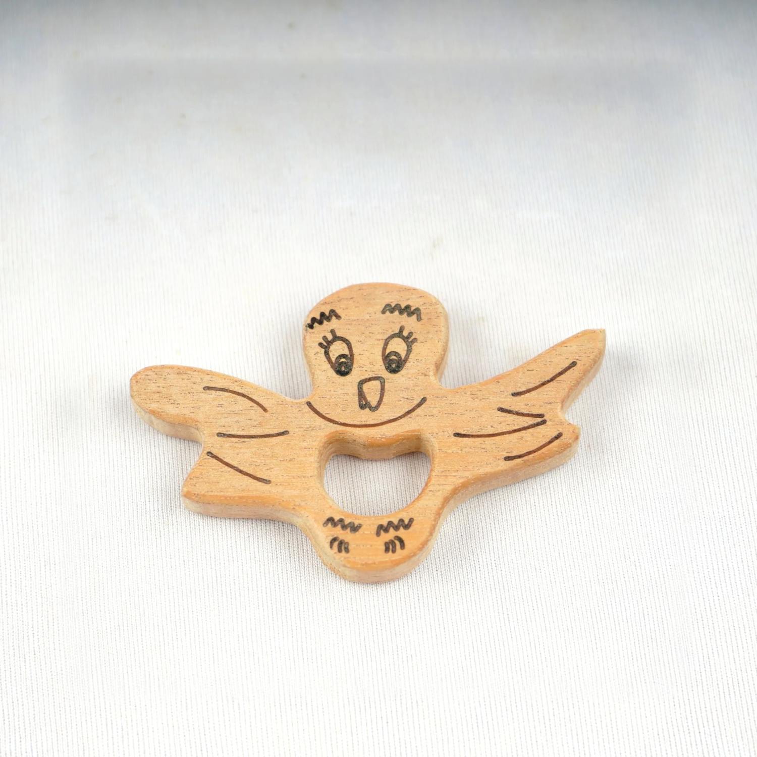 Woodbee Toys Teether (Cloud and Bird)