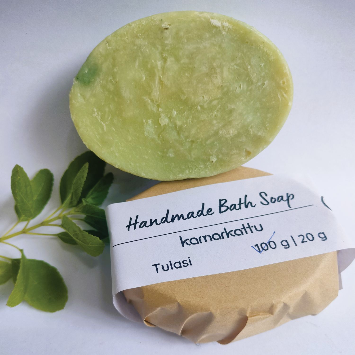 Kamarkattu Ecostore Handmade Bath Soap: Tulasi