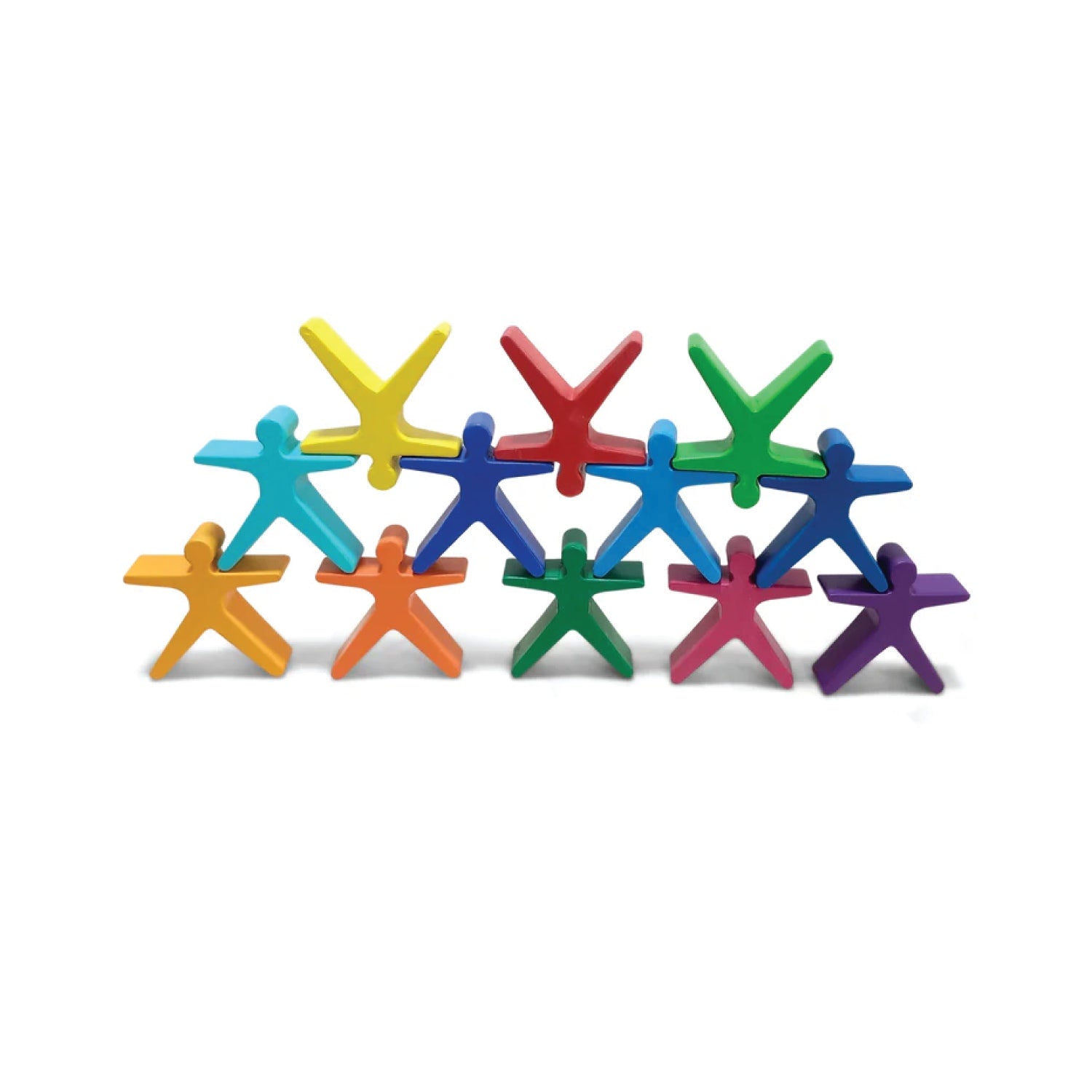 Woodbee Toys Natural Human Stacker (12 pieces)