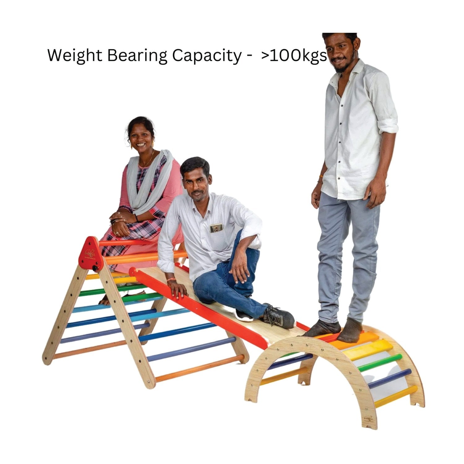 Woodbee Toys Pikler Combo