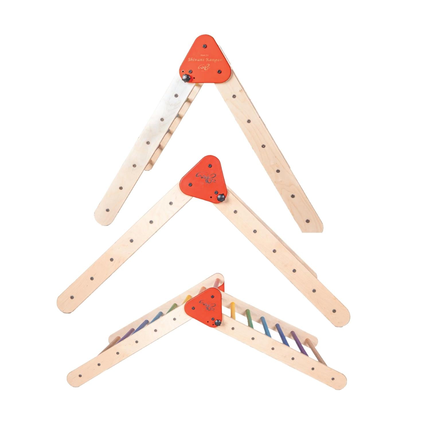 Woodbee Toys Pikler Triangle with Slider