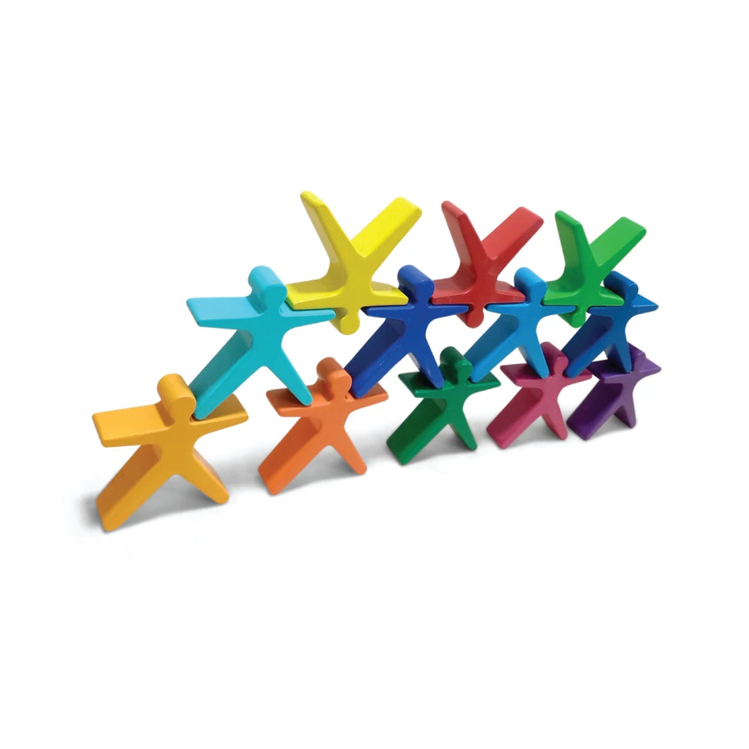 Woodbee Toys Natural Human Stacker (12 pieces)